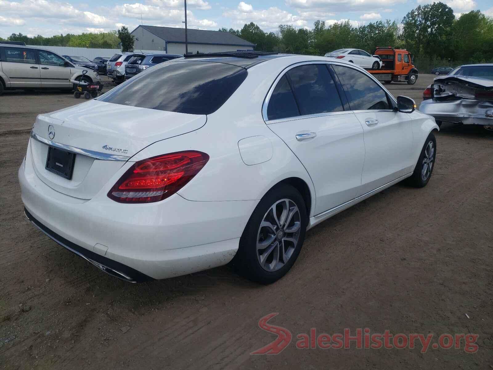 55SWF4KBXHU180694 2017 MERCEDES-BENZ C CLASS