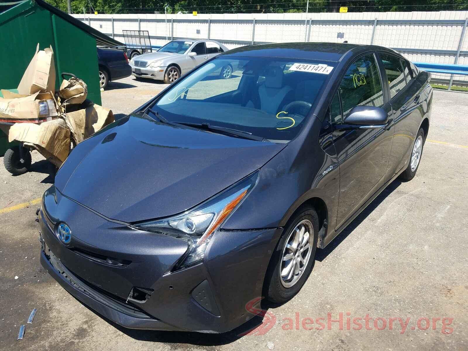 JTDKARFU2H3542702 2017 TOYOTA PRIUS