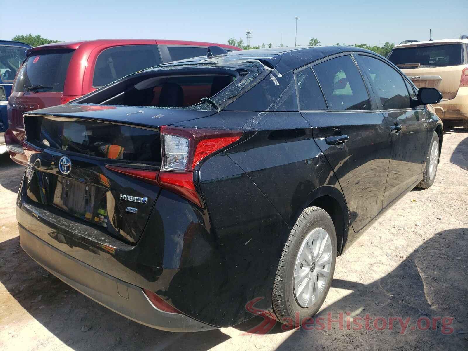 JTDKARFU7L3117744 2020 TOYOTA PRIUS