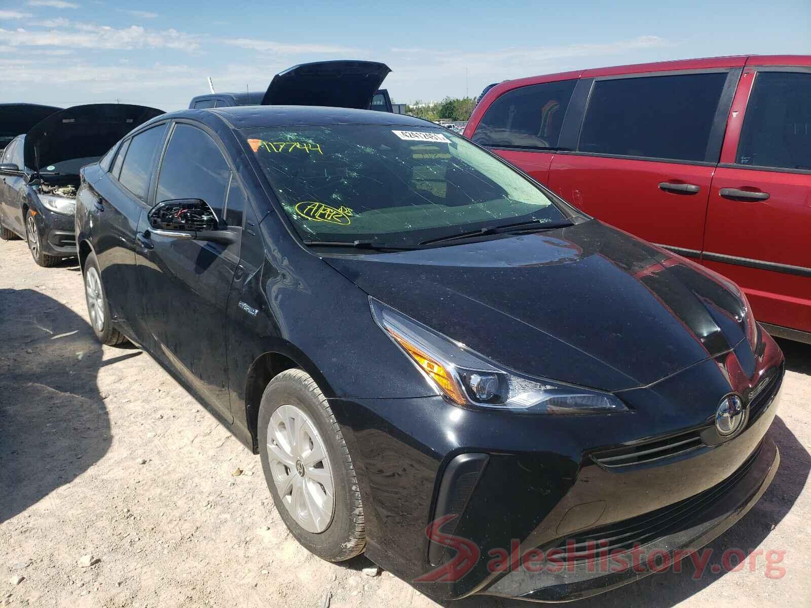 JTDKARFU7L3117744 2020 TOYOTA PRIUS