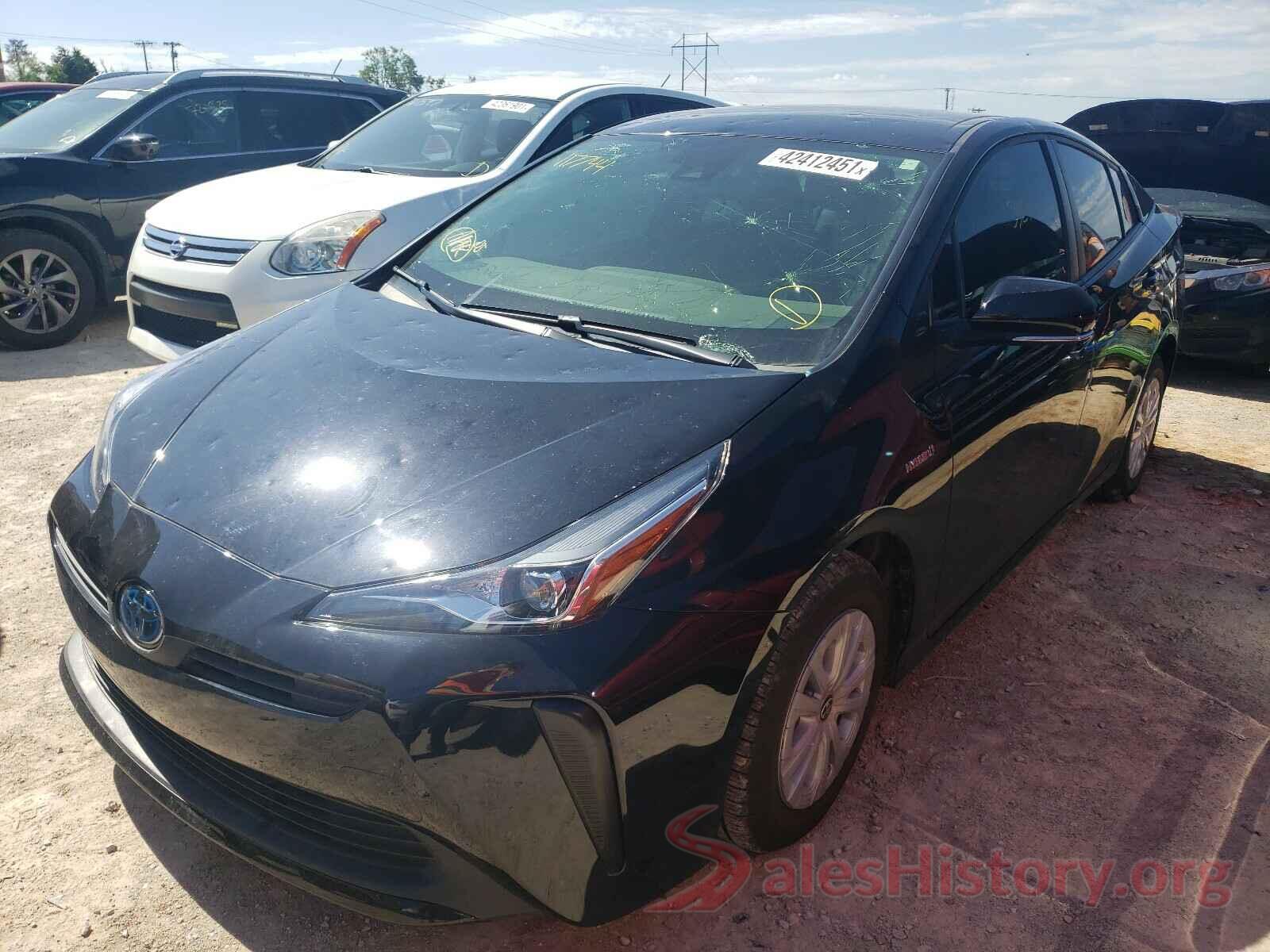 JTDKARFU7L3117744 2020 TOYOTA PRIUS