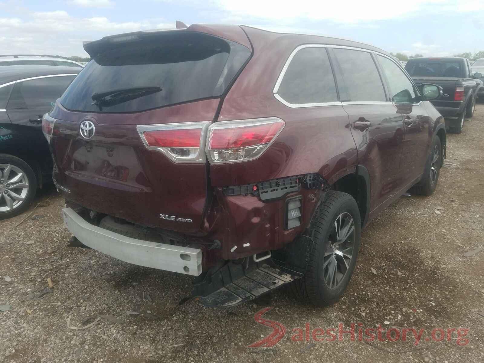 5TDJKRFH7GS273136 2016 TOYOTA HIGHLANDER