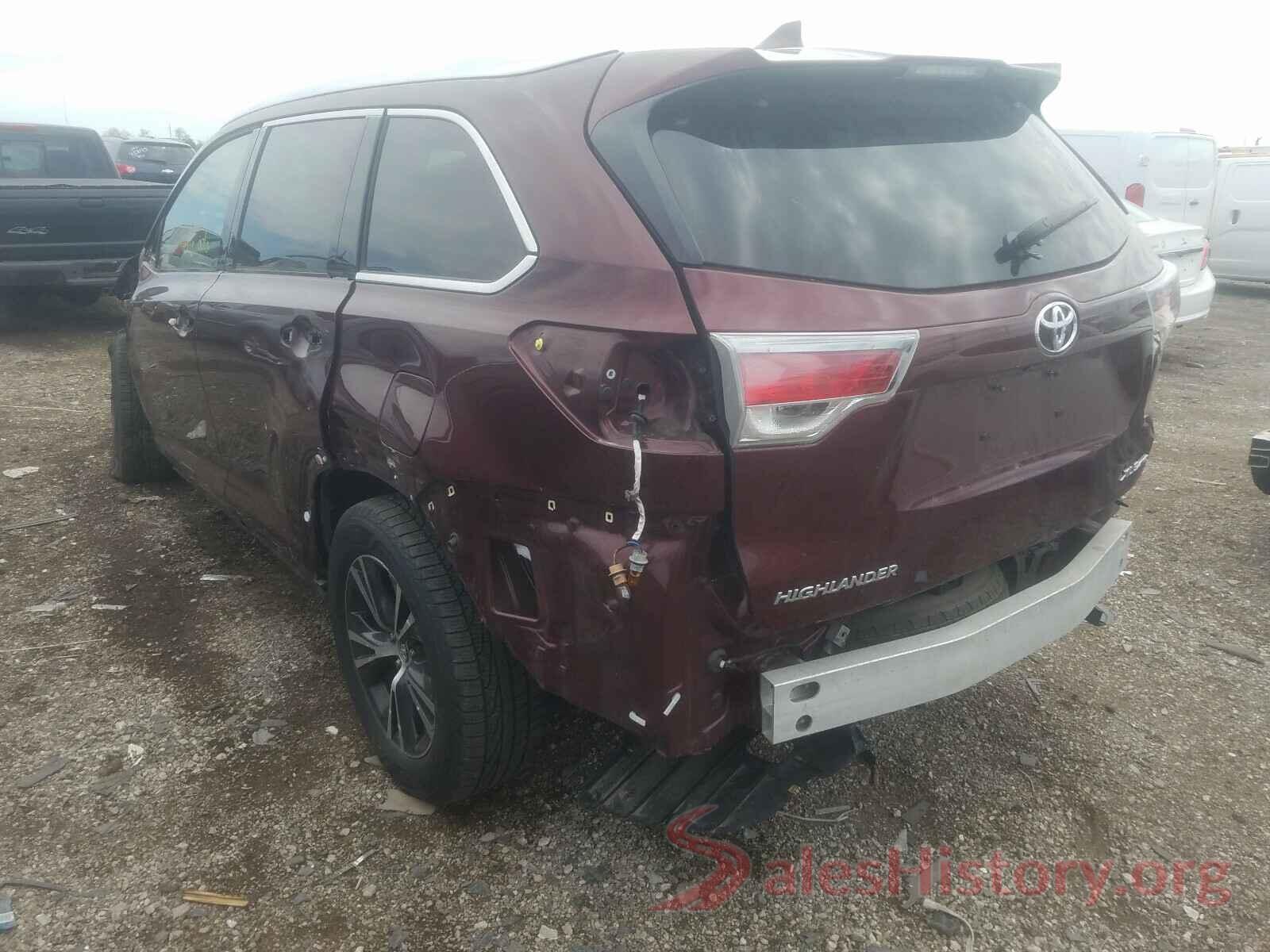 5TDJKRFH7GS273136 2016 TOYOTA HIGHLANDER