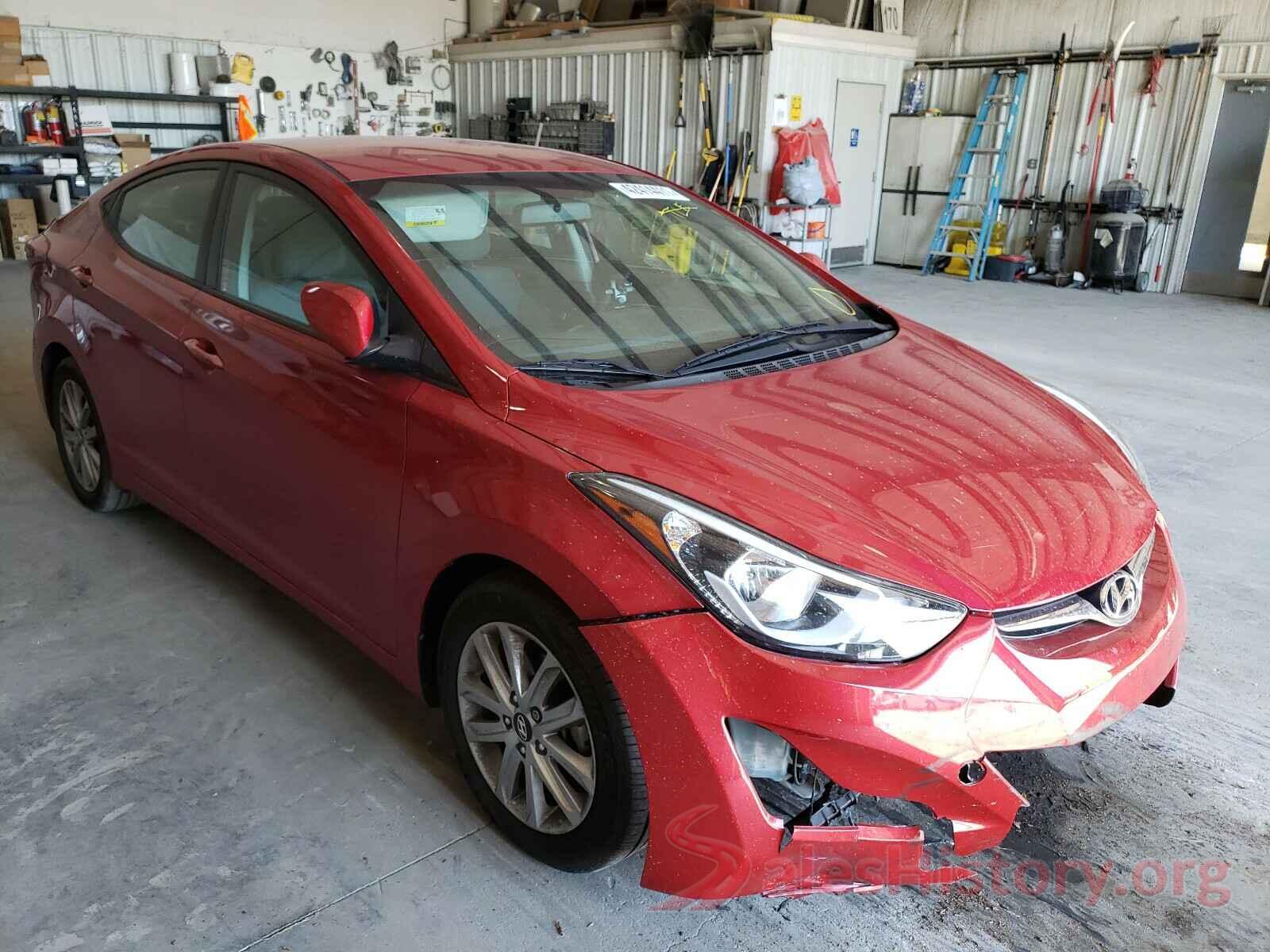 KMHDH4AE5GU518163 2016 HYUNDAI ELANTRA