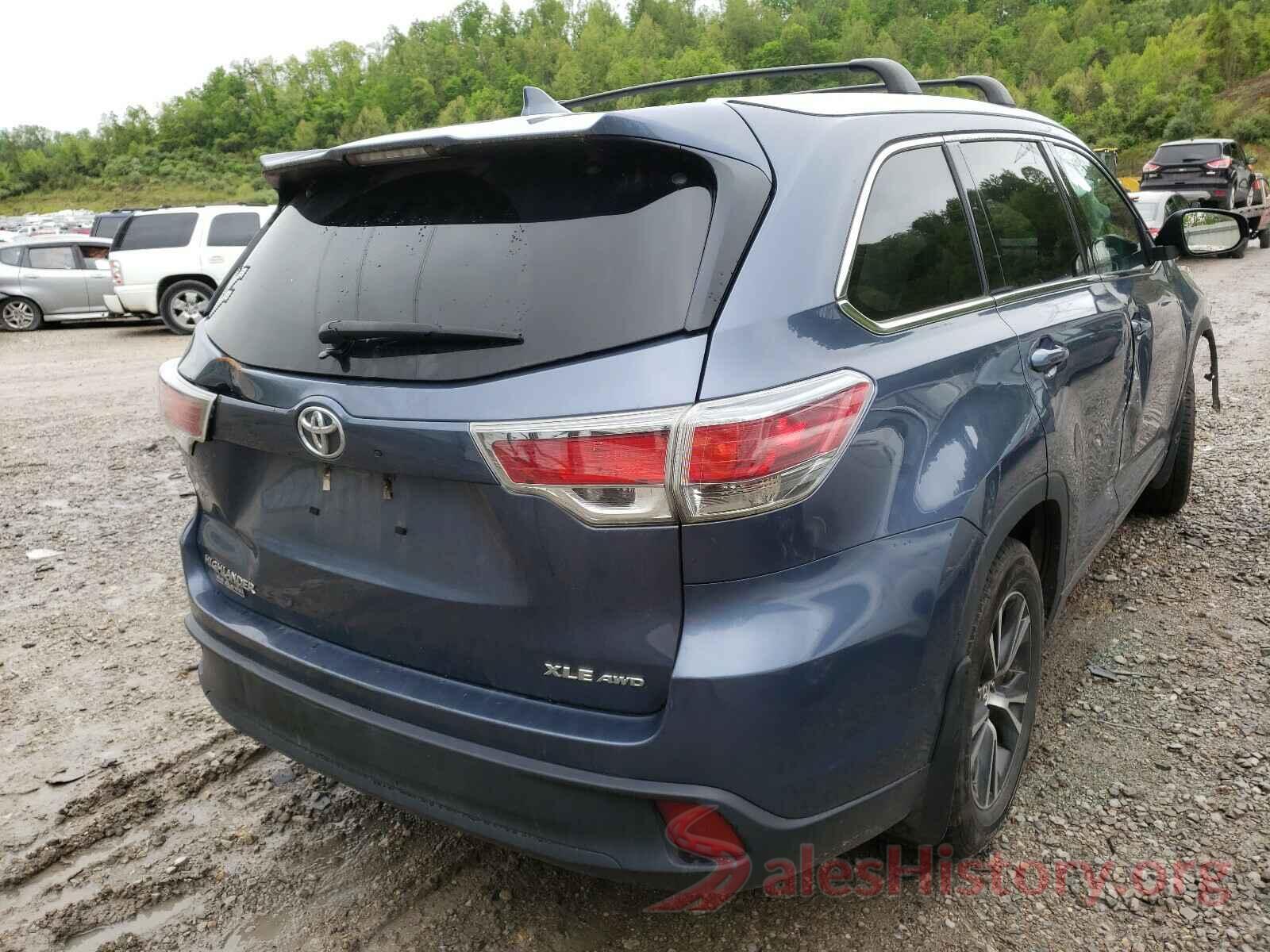 5TDJKRFH4GS252583 2016 TOYOTA HIGHLANDER