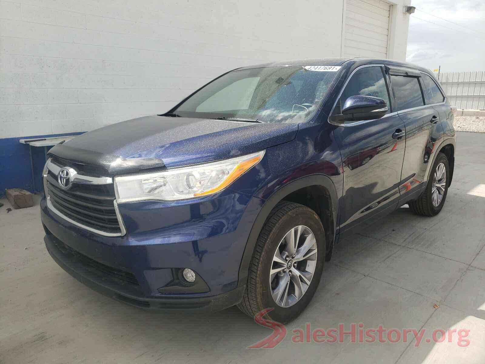 5TDZKRFH7GS173590 2016 TOYOTA HIGHLANDER