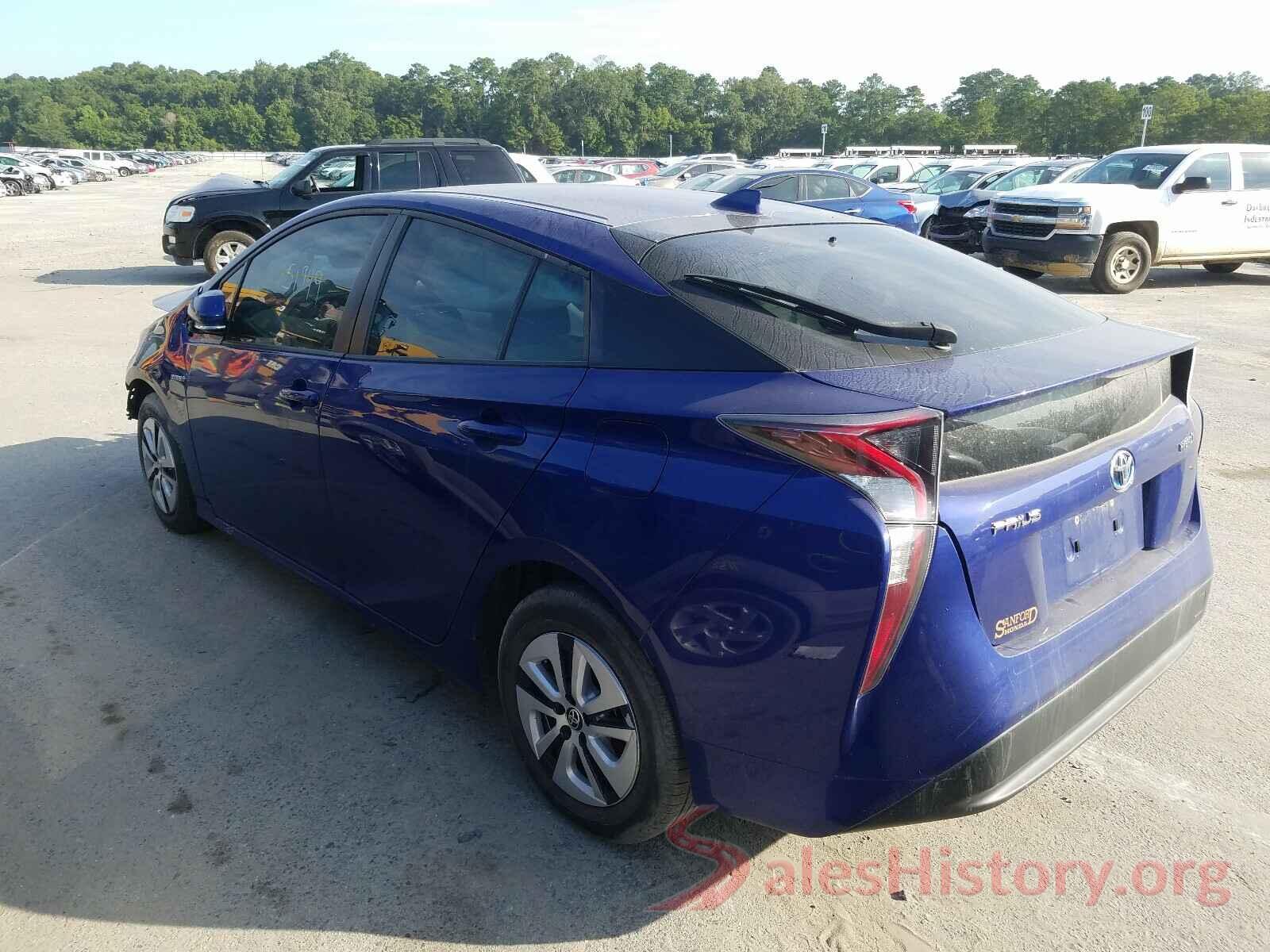 JTDKARFU9G3517231 2016 TOYOTA PRIUS