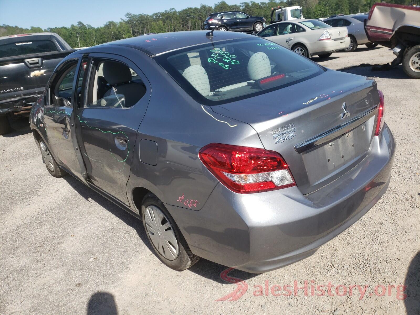 ML32F3FJ3LHF04806 2020 MITSUBISHI MIRAGE