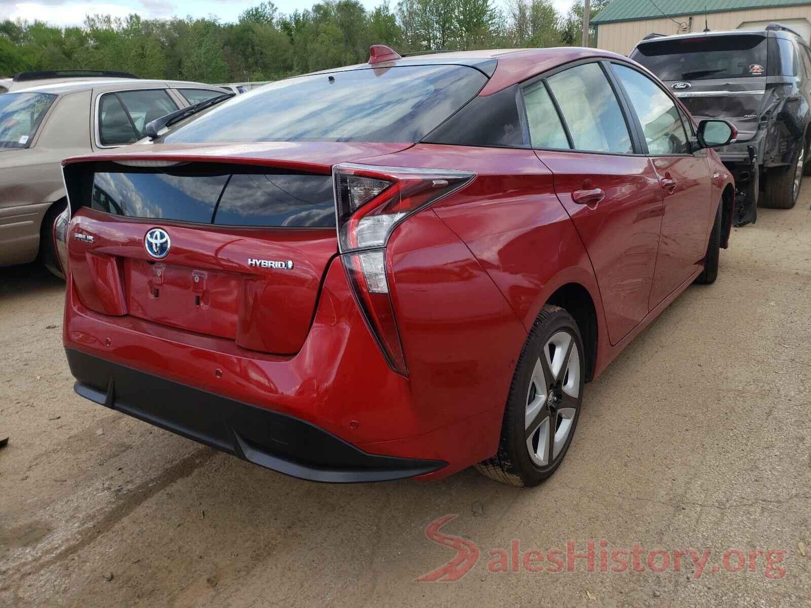 JTDKARFU1J3061037 2018 TOYOTA PRIUS