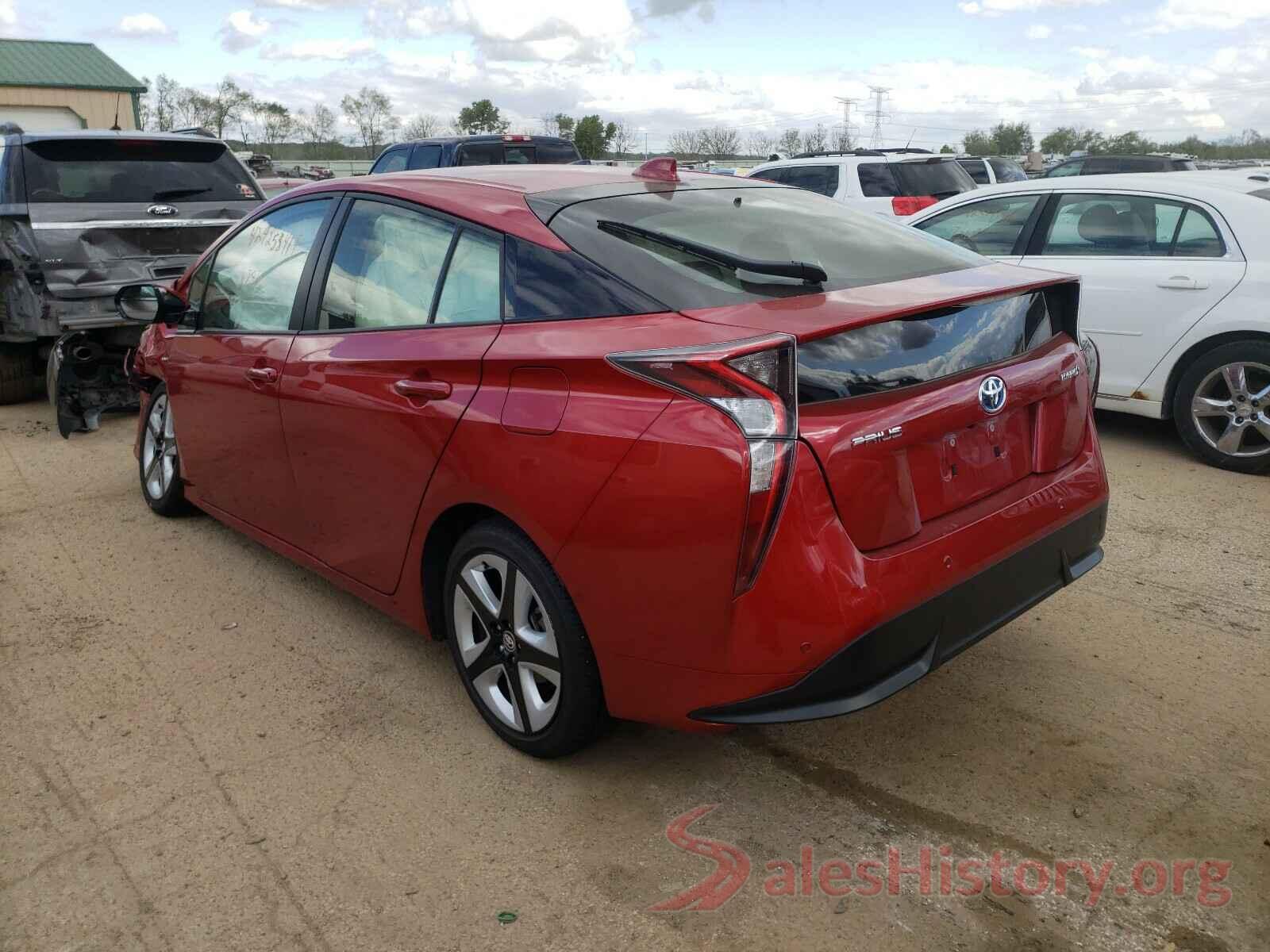 JTDKARFU1J3061037 2018 TOYOTA PRIUS