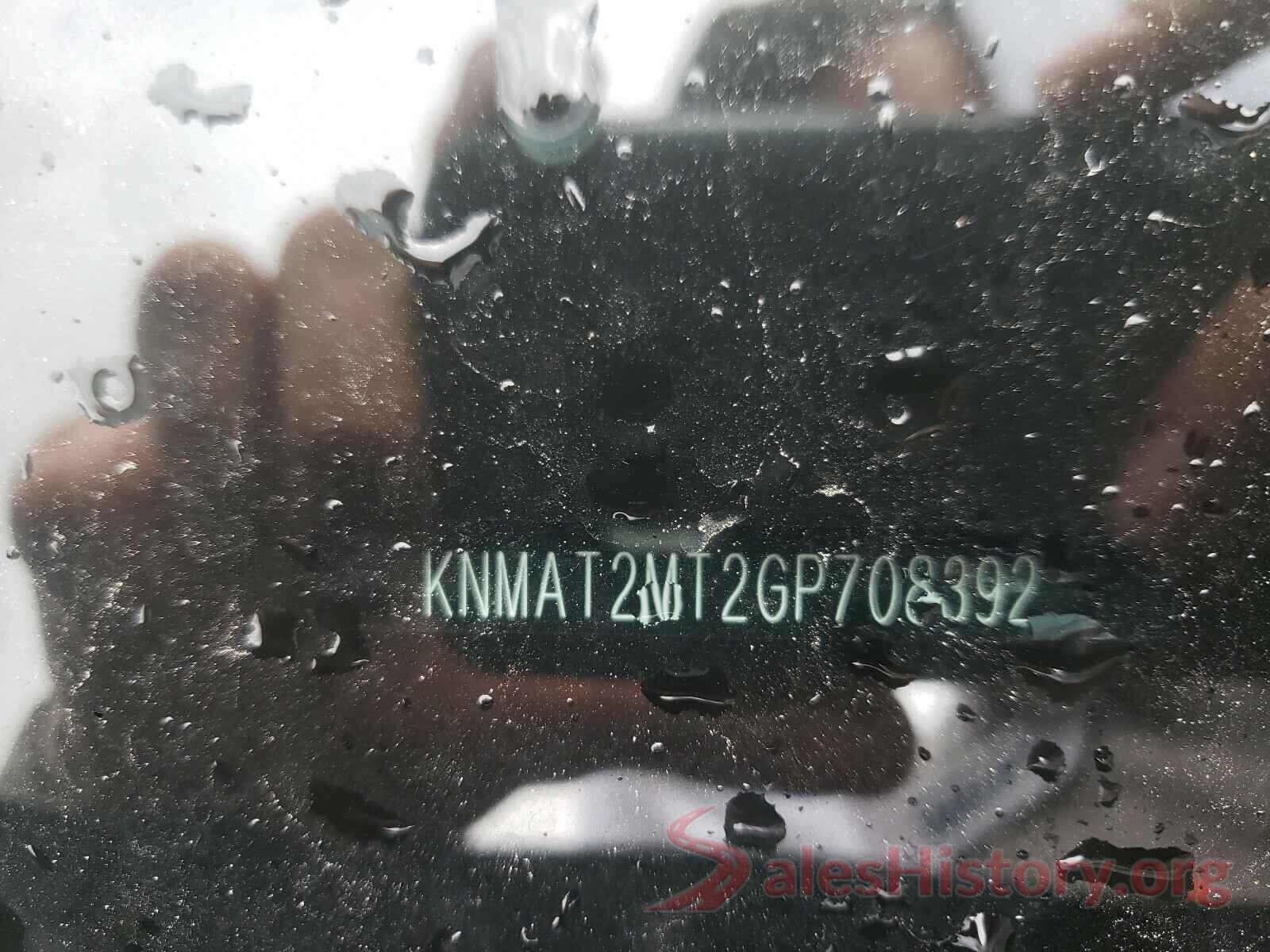 KNMAT2MT2GP708392 2016 NISSAN ROGUE