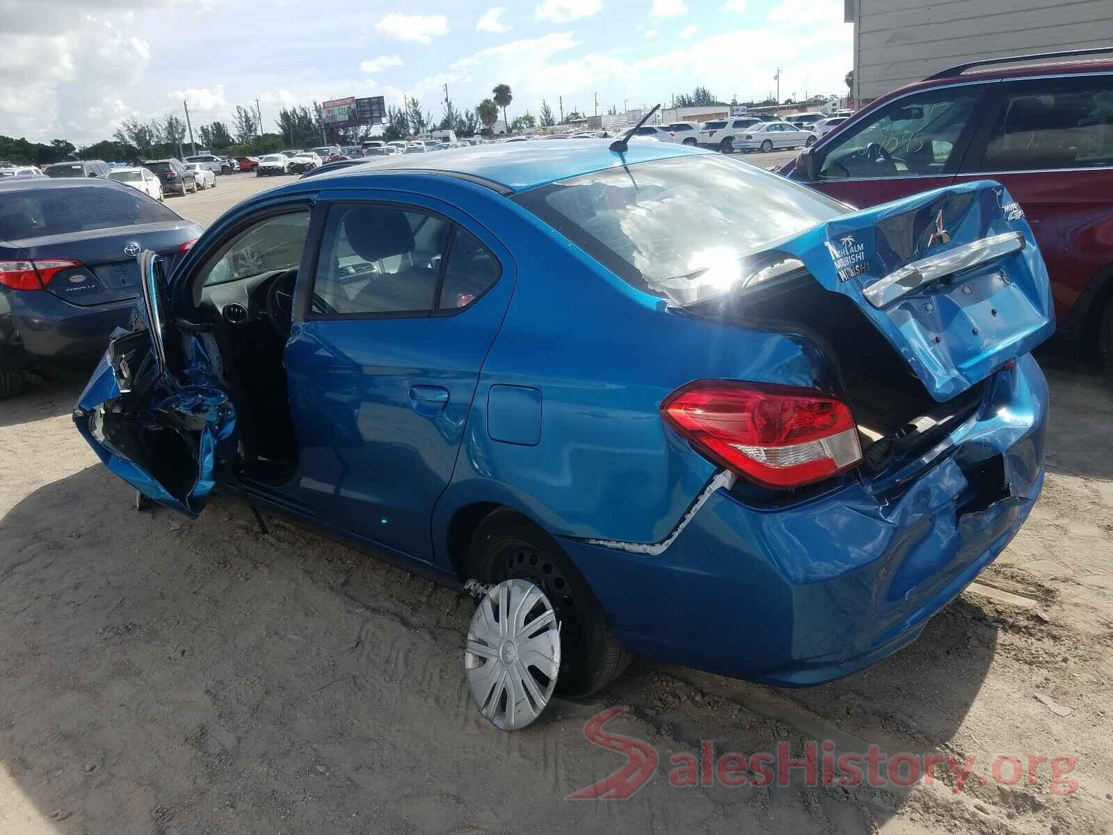 ML32F3FJ3KHF16632 2019 MITSUBISHI MIRAGE