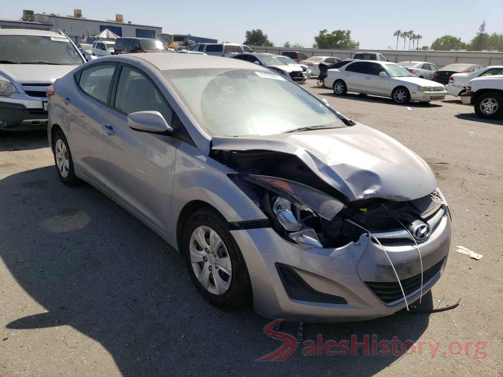 5NPDH4AE7GH726012 2016 HYUNDAI ELANTRA