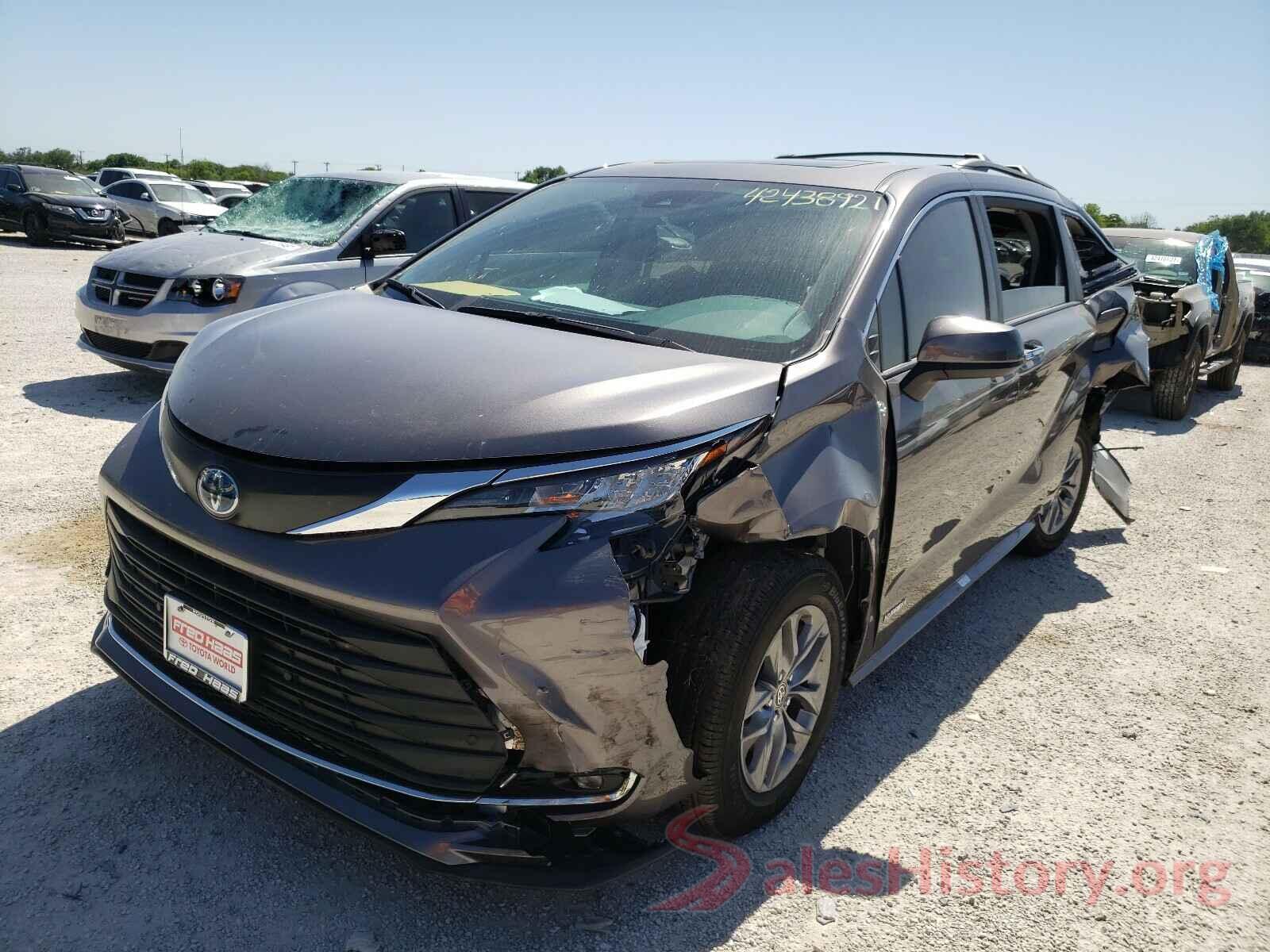 5TDYRKEC2MS024424 2021 TOYOTA SIENNA