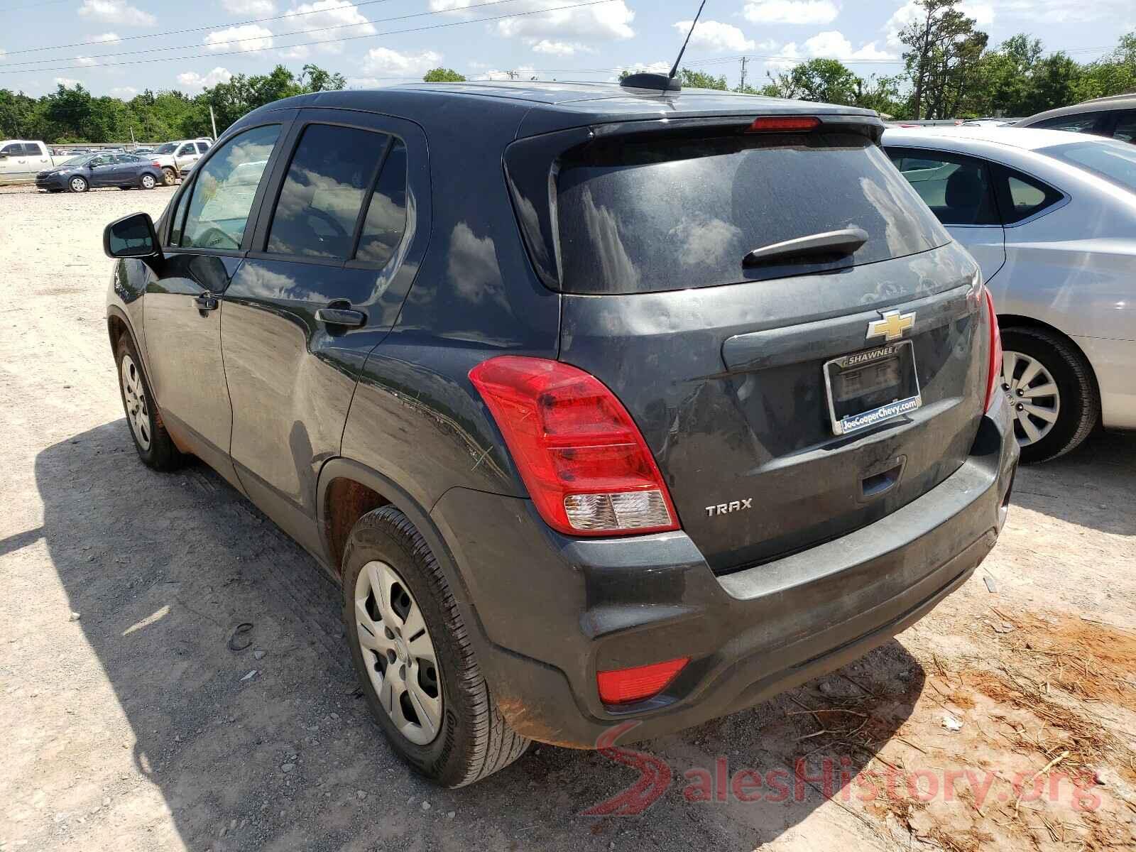 3GNCJKSB3KL165302 2019 CHEVROLET TRAX