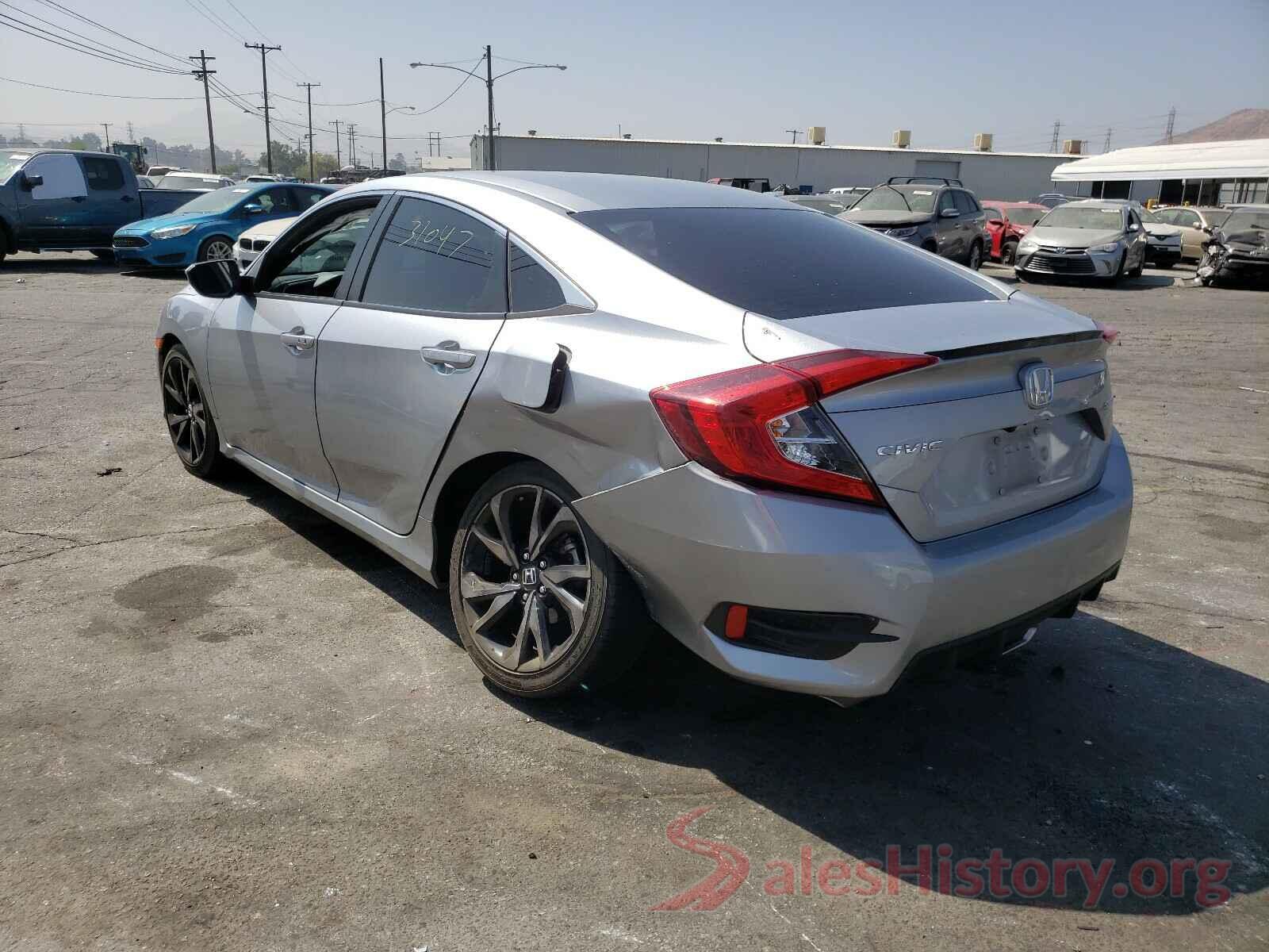 2HGFC2F86KH535392 2019 HONDA CIVIC