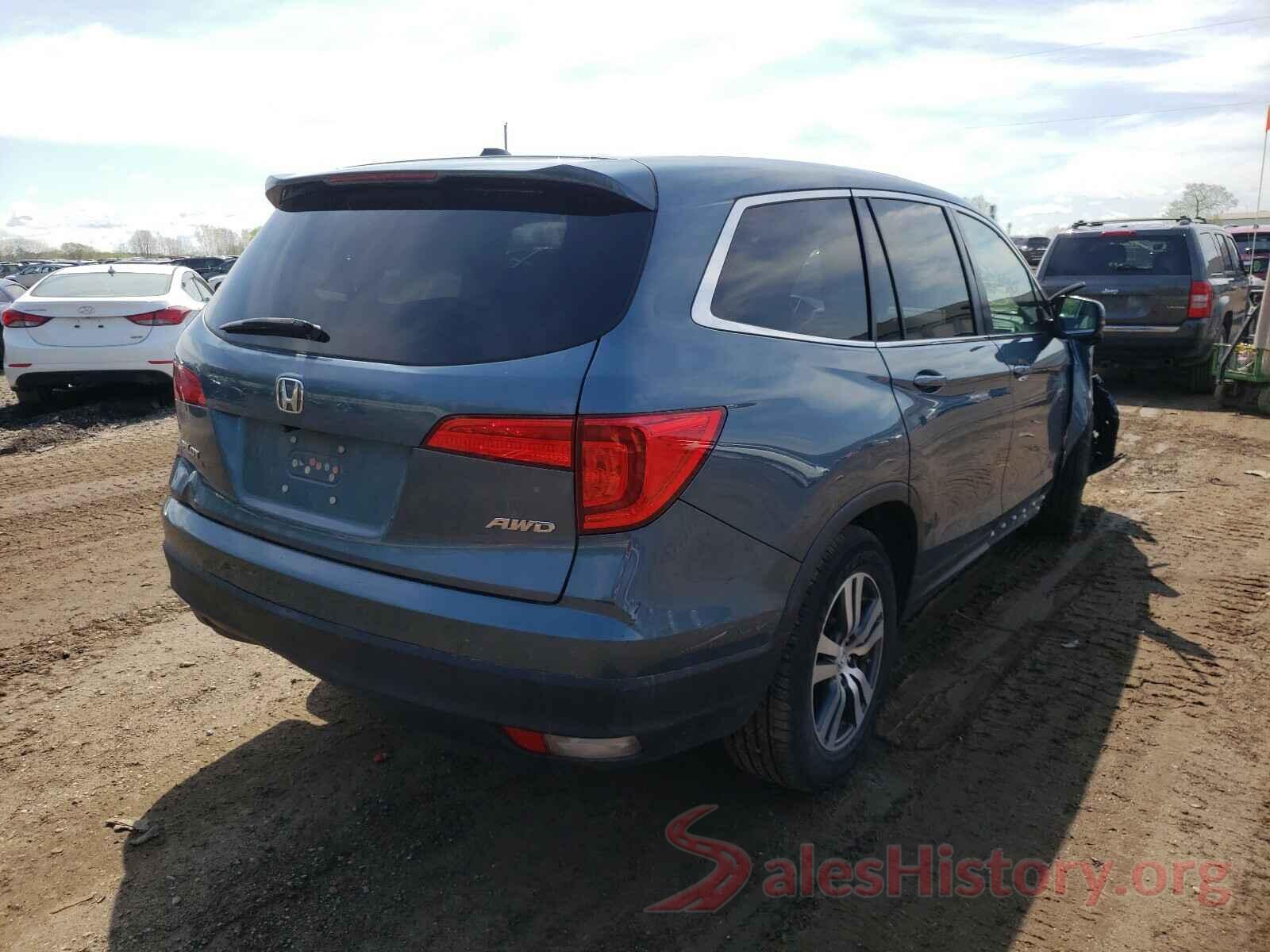 5FNYF6H58GB014485 2016 HONDA PILOT