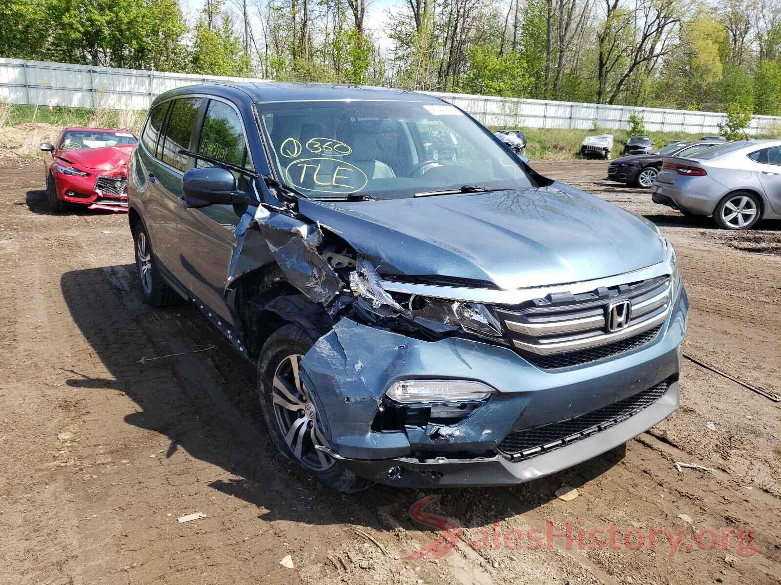 5FNYF6H58GB014485 2016 HONDA PILOT