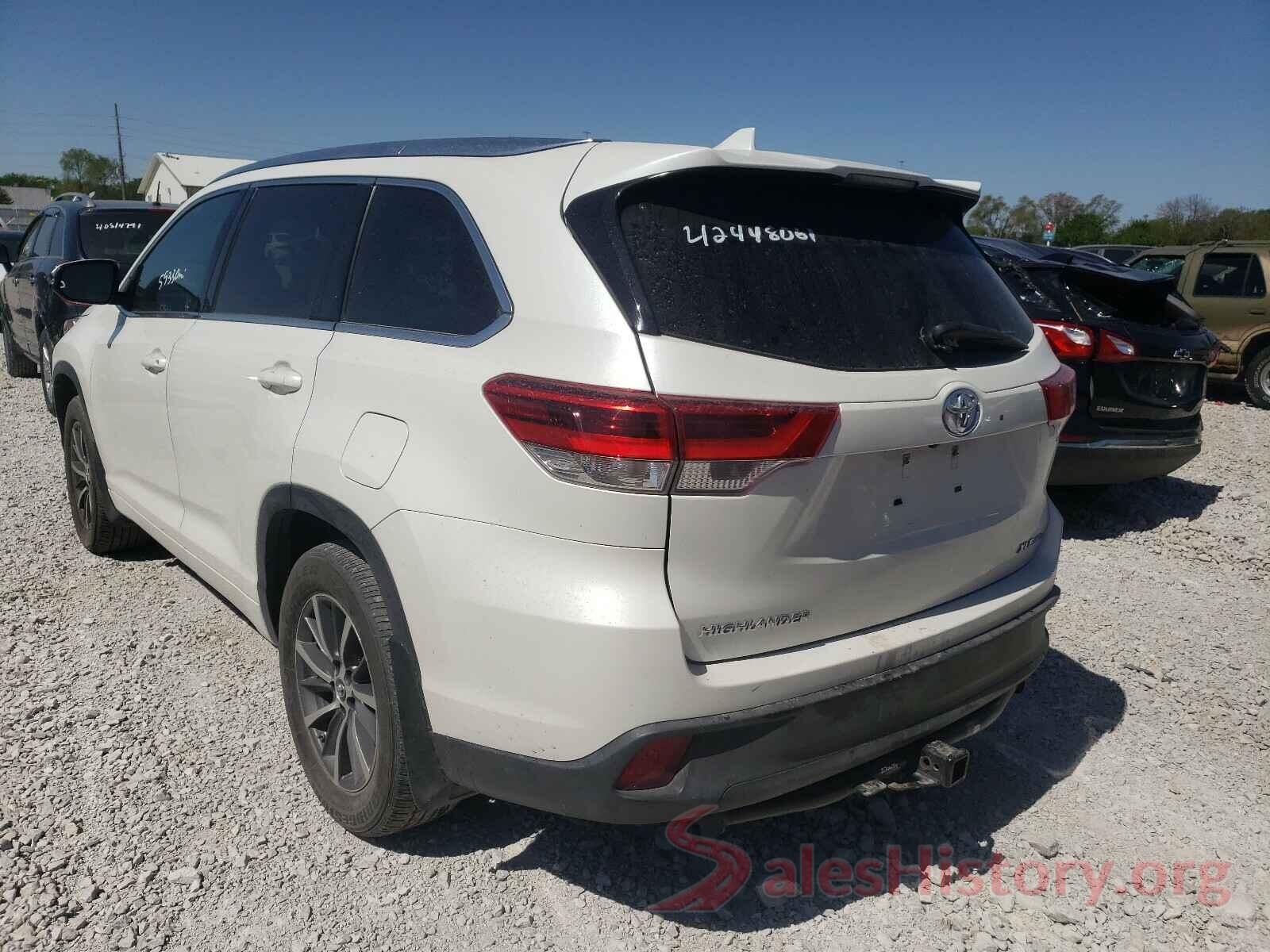 5TDJZRFH9HS521772 2017 TOYOTA HIGHLANDER