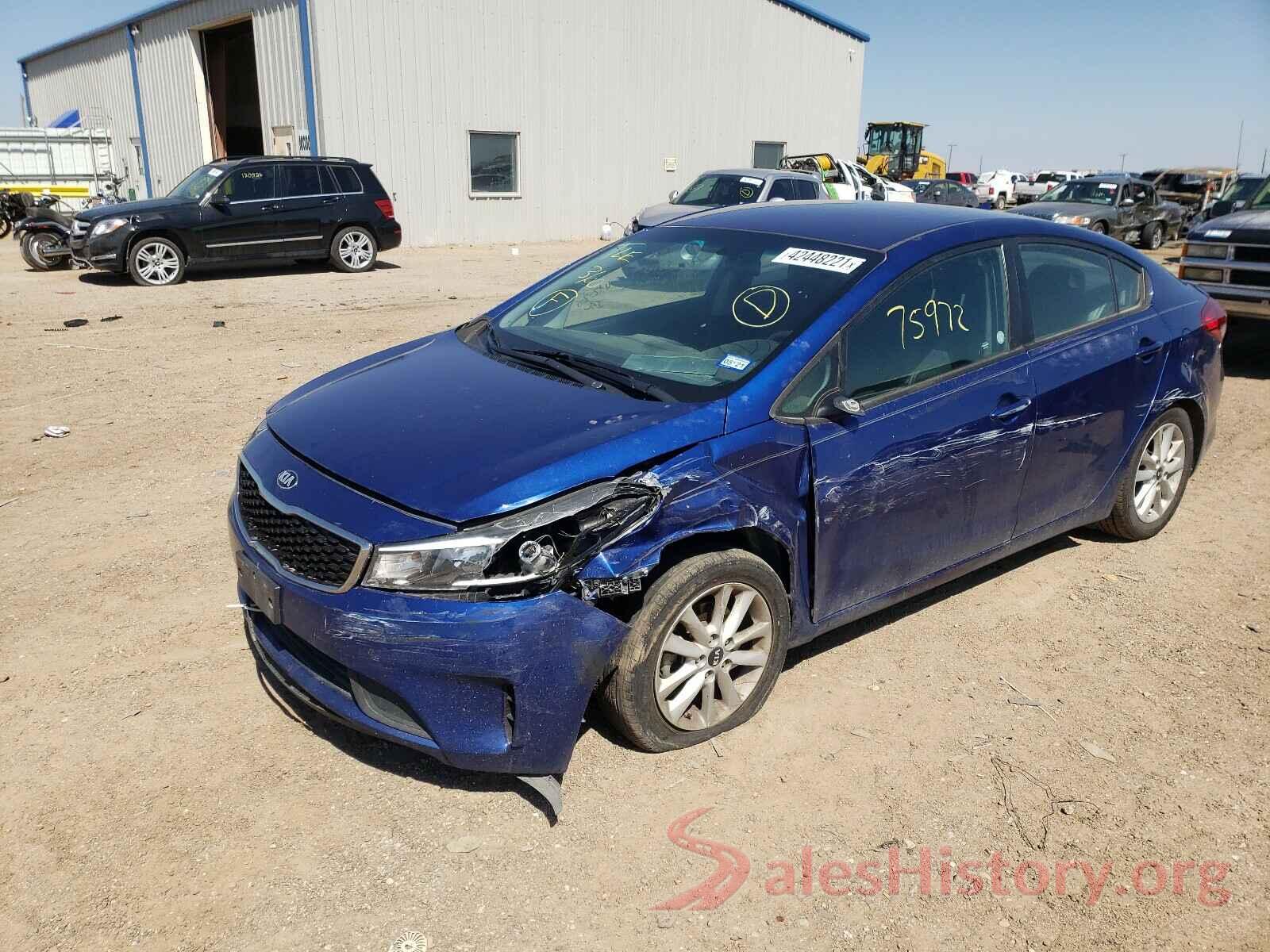 3KPFL4A7XHE017265 2017 KIA FORTE