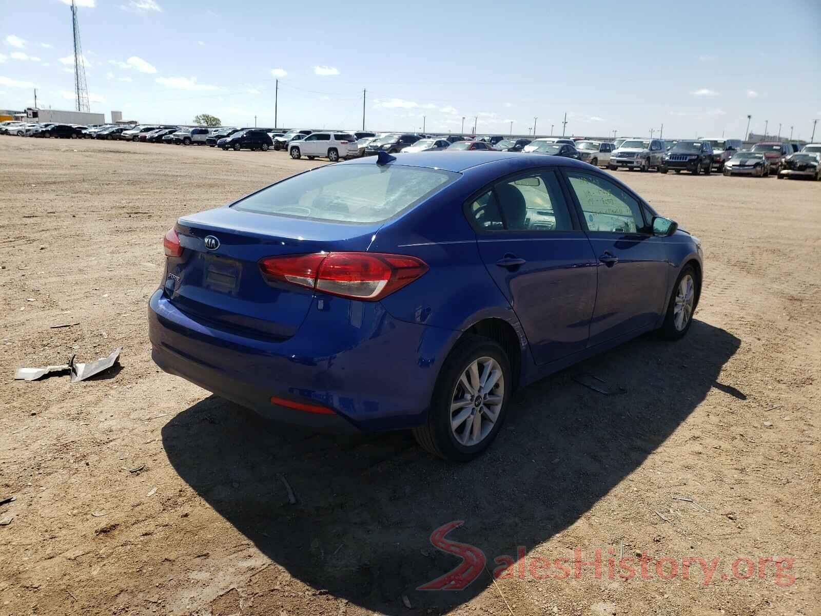 3KPFL4A7XHE017265 2017 KIA FORTE