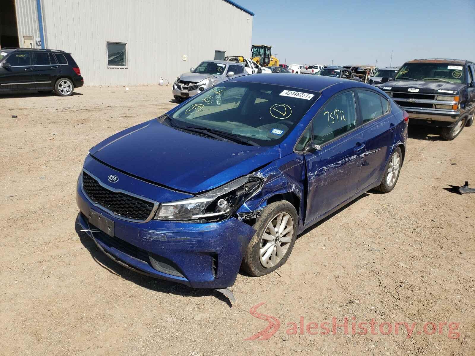 3KPFL4A7XHE017265 2017 KIA FORTE