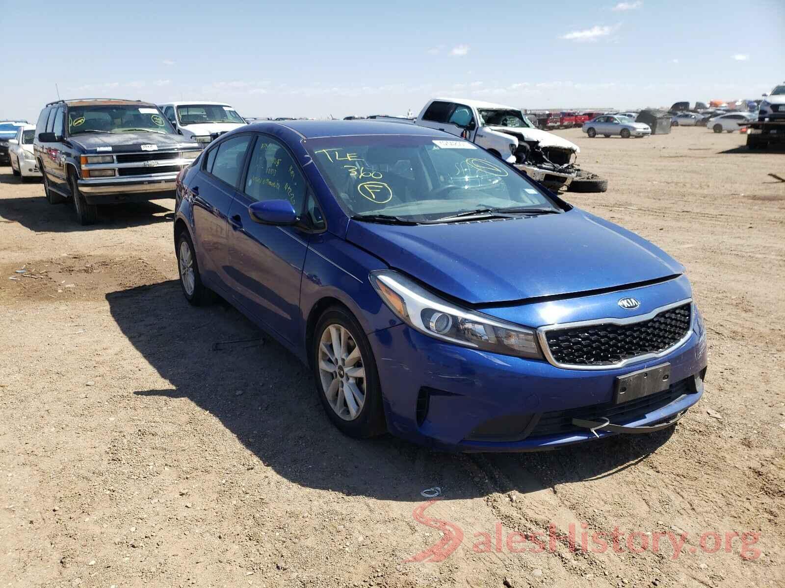 3KPFL4A7XHE017265 2017 KIA FORTE