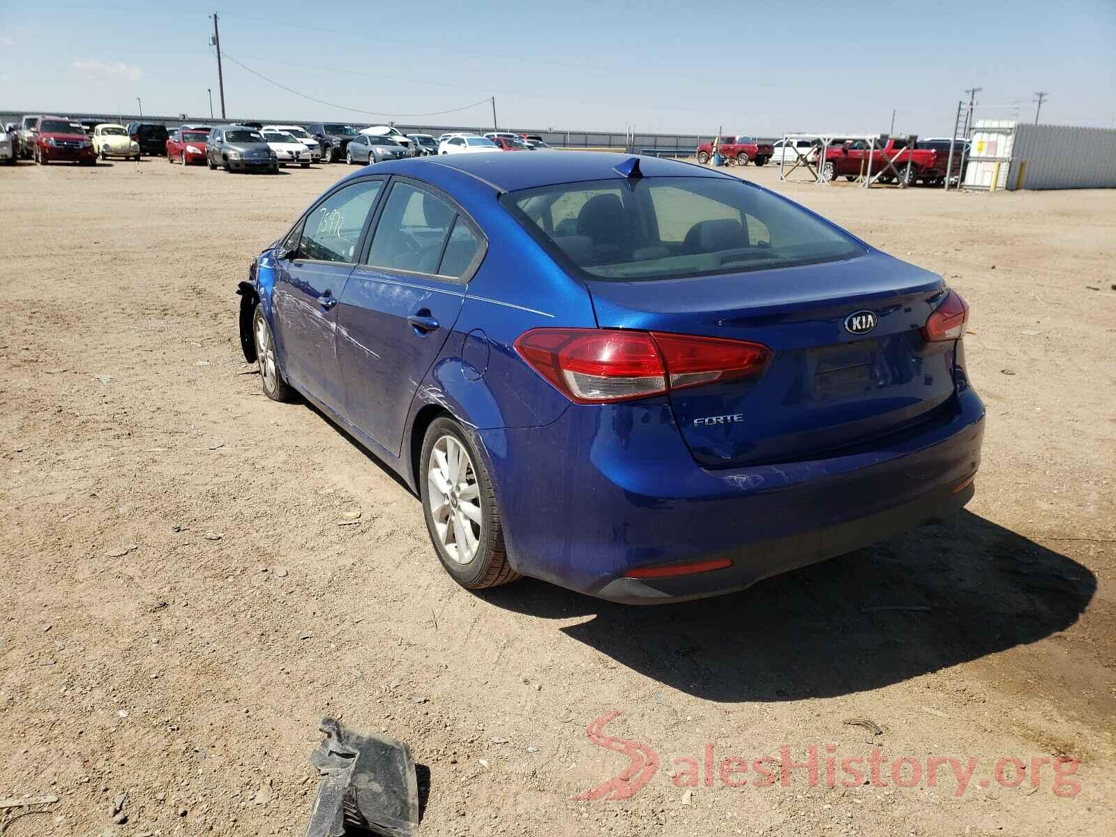 3KPFL4A7XHE017265 2017 KIA FORTE