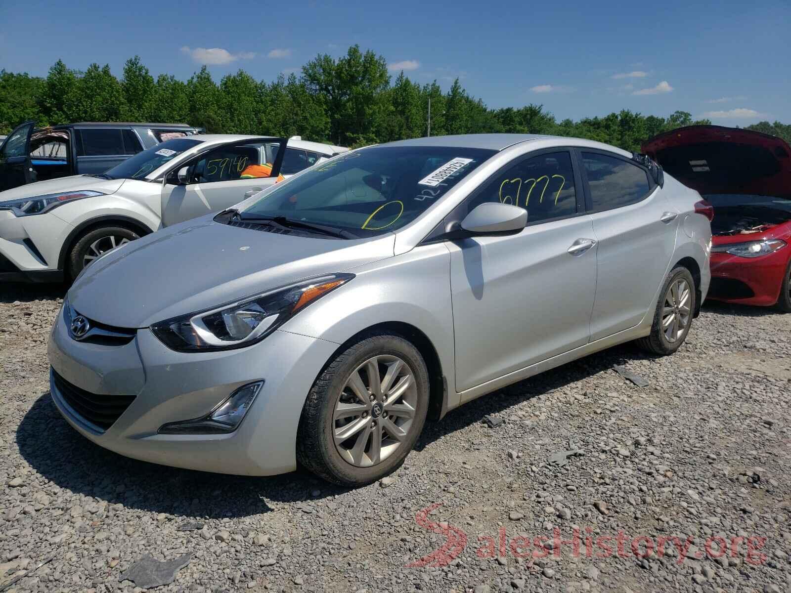 5NPDH4AE7GH721974 2016 HYUNDAI ELANTRA