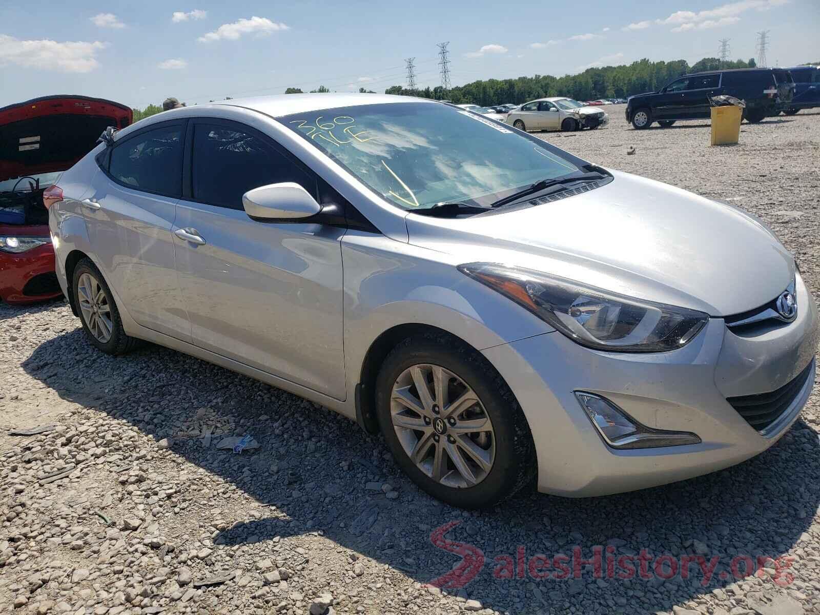 5NPDH4AE7GH721974 2016 HYUNDAI ELANTRA