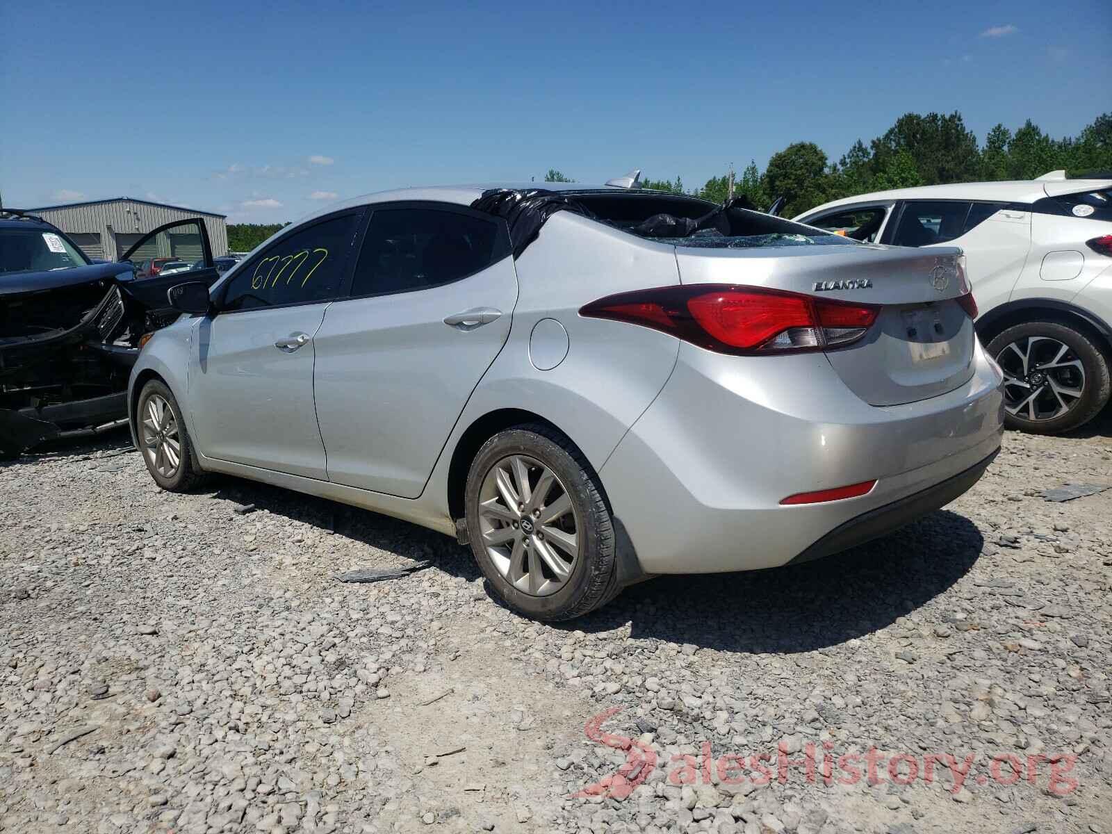 5NPDH4AE7GH721974 2016 HYUNDAI ELANTRA