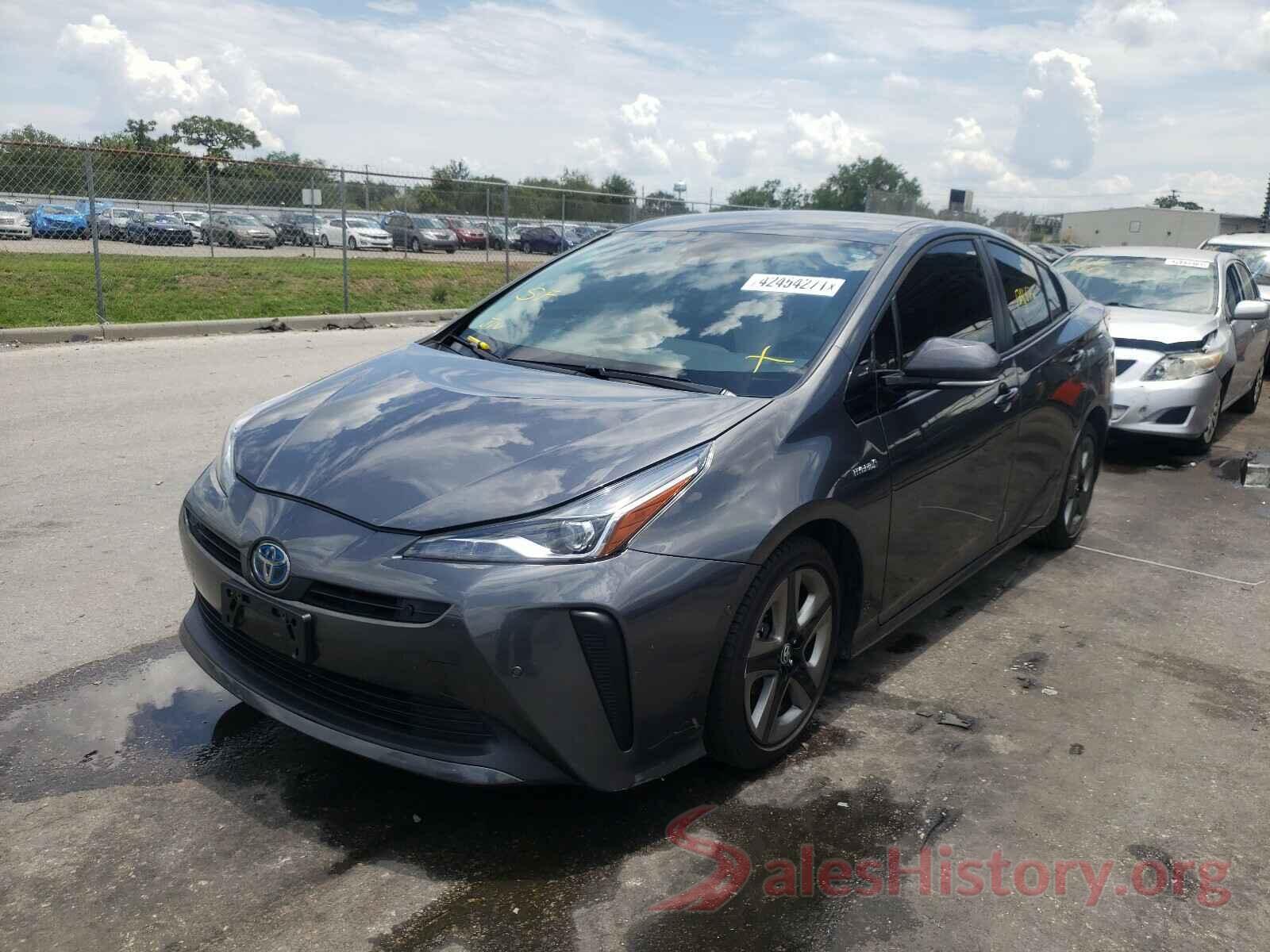 JTDKARFU5K3076125 2019 TOYOTA PRIUS