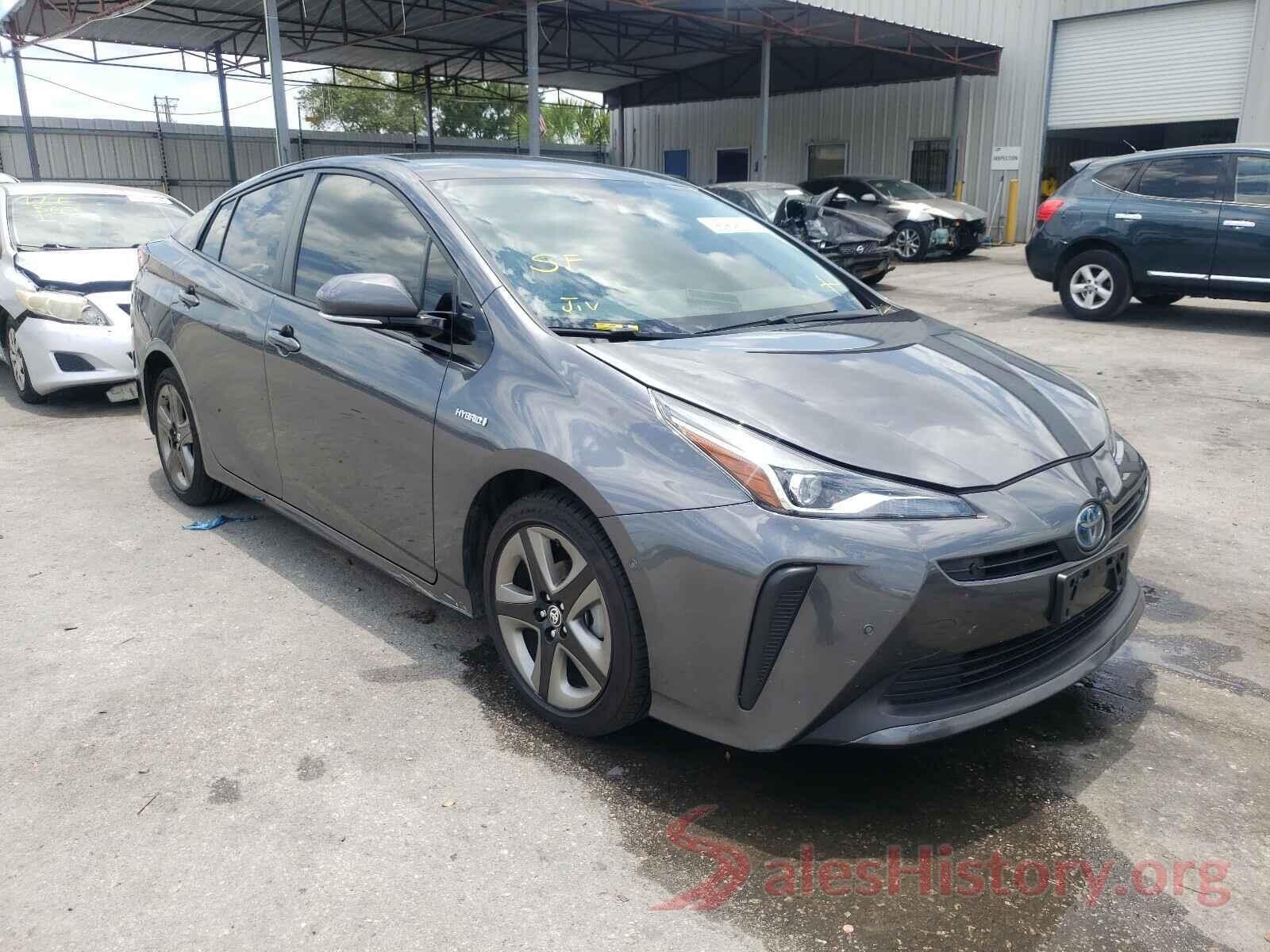 JTDKARFU5K3076125 2019 TOYOTA PRIUS