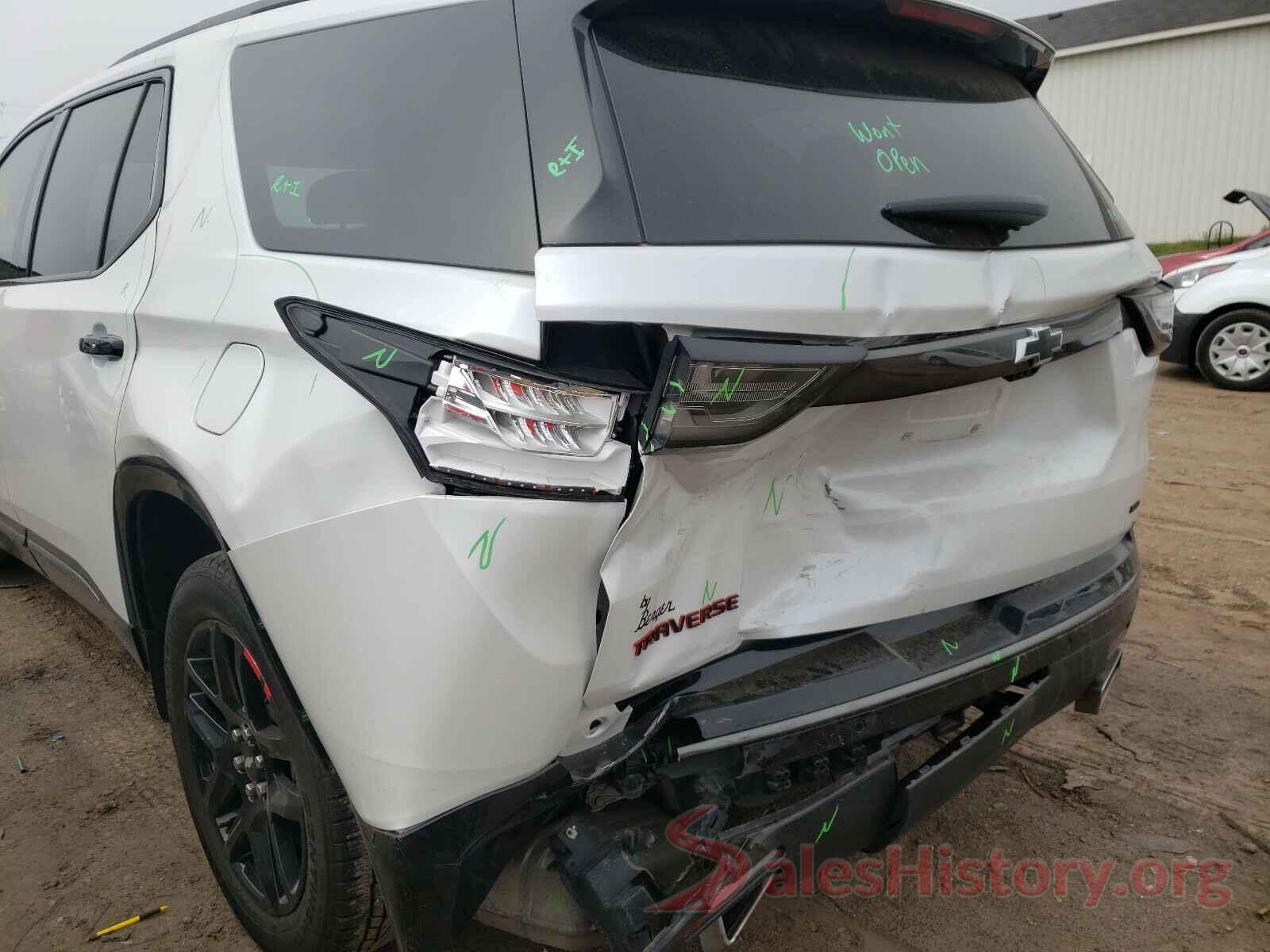 1GNEVJKW8JJ280509 2018 CHEVROLET TRAVERSE