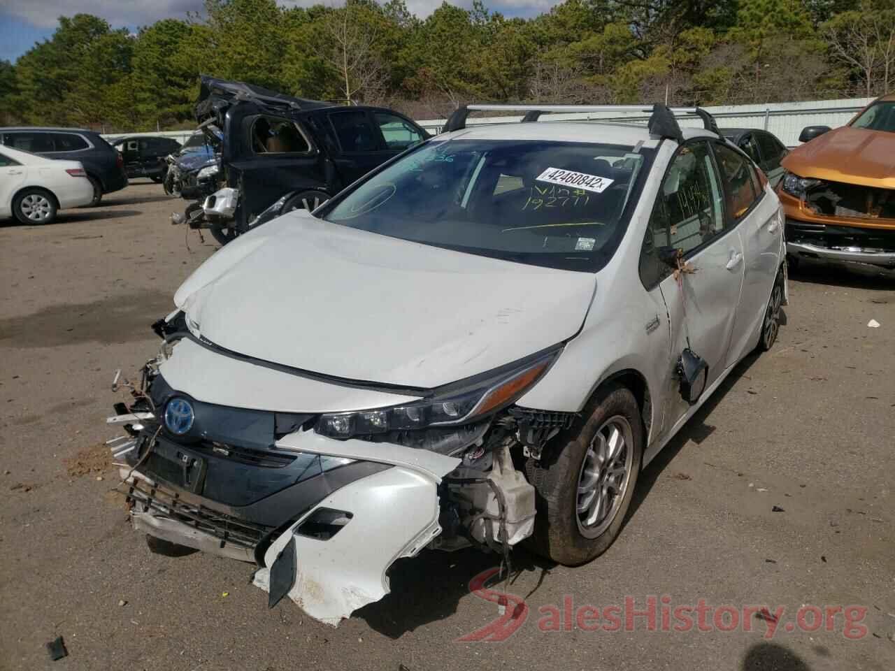 JTDKAMFP2M3192771 2021 TOYOTA PRIUS