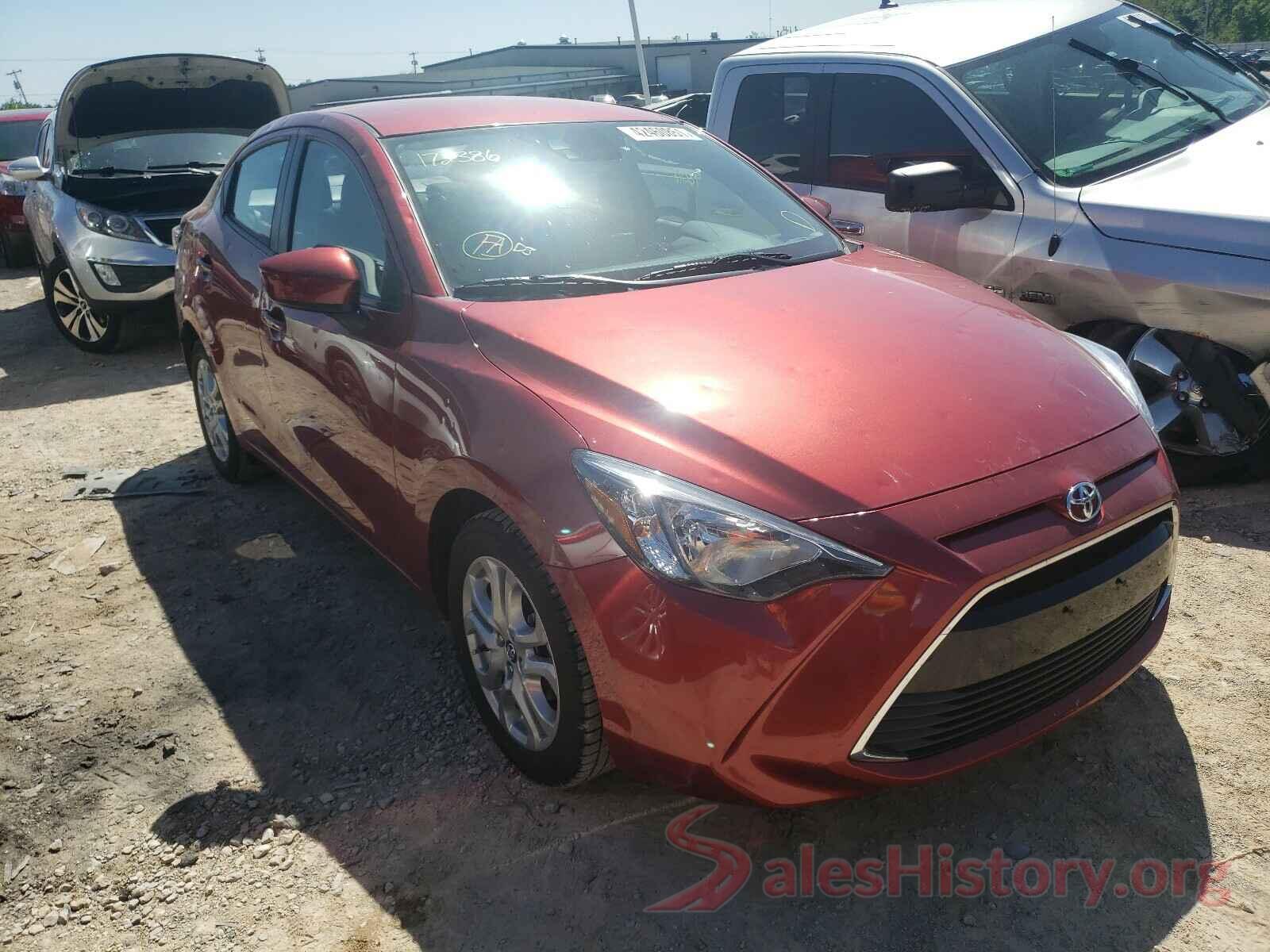 3MYDLBYV7HY172386 2017 TOYOTA YARIS