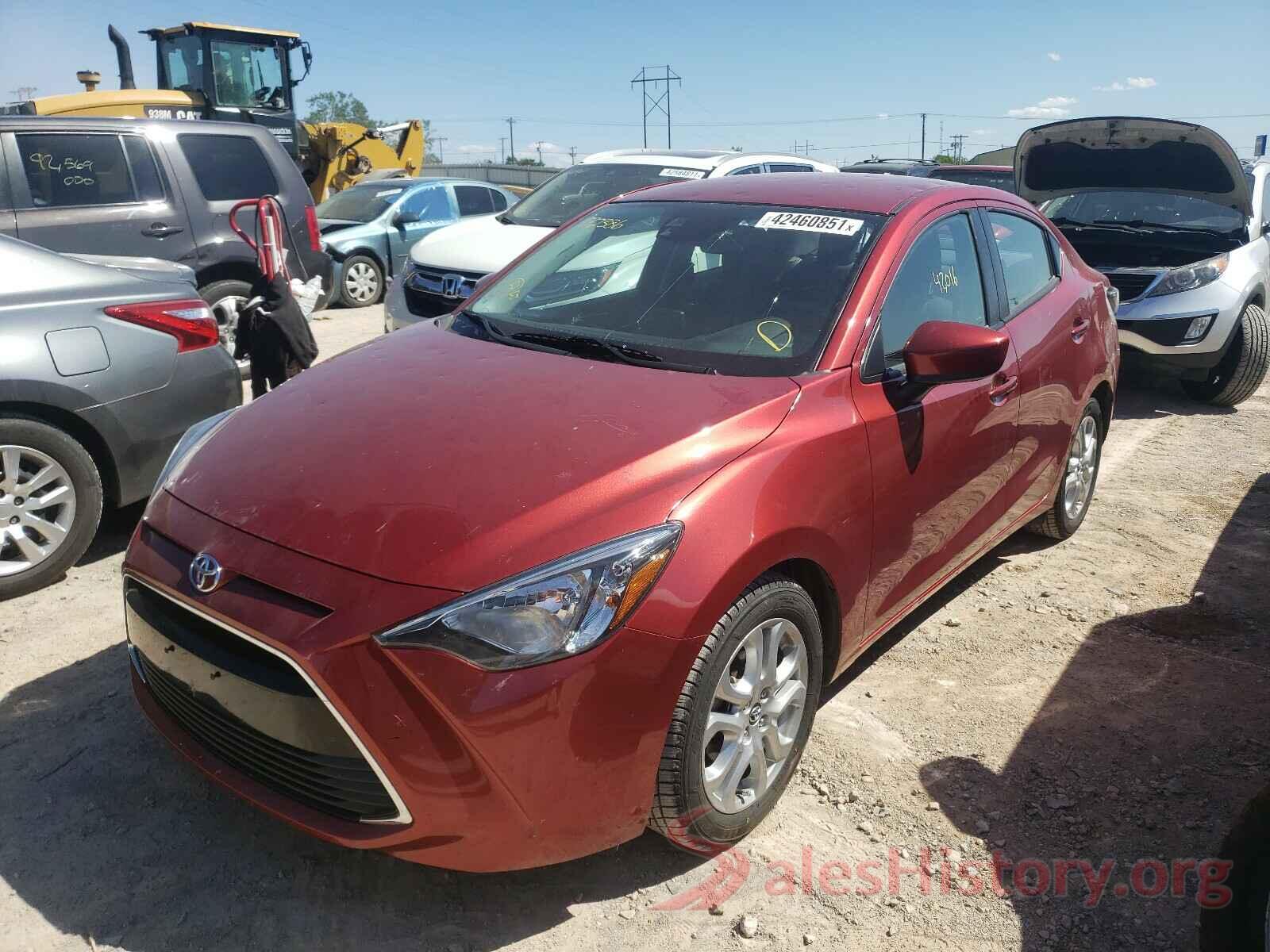 3MYDLBYV7HY172386 2017 TOYOTA YARIS