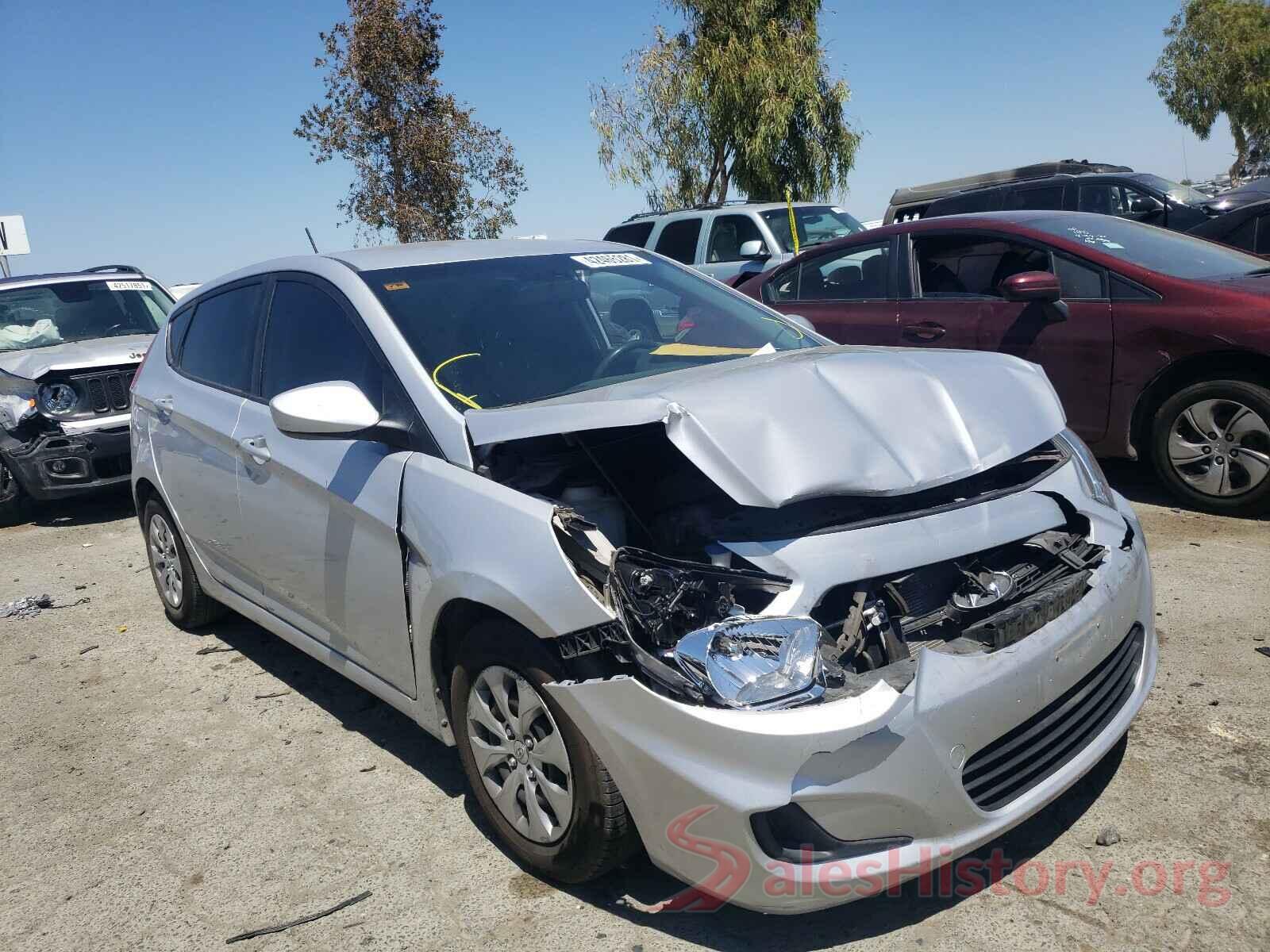 KMHCT5AE6HU352205 2017 HYUNDAI ACCENT