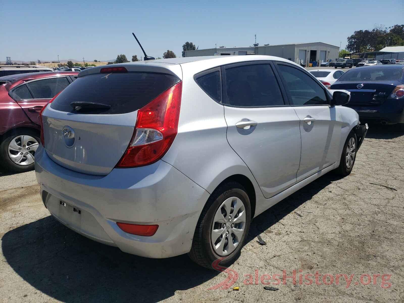 KMHCT5AE6HU352205 2017 HYUNDAI ACCENT