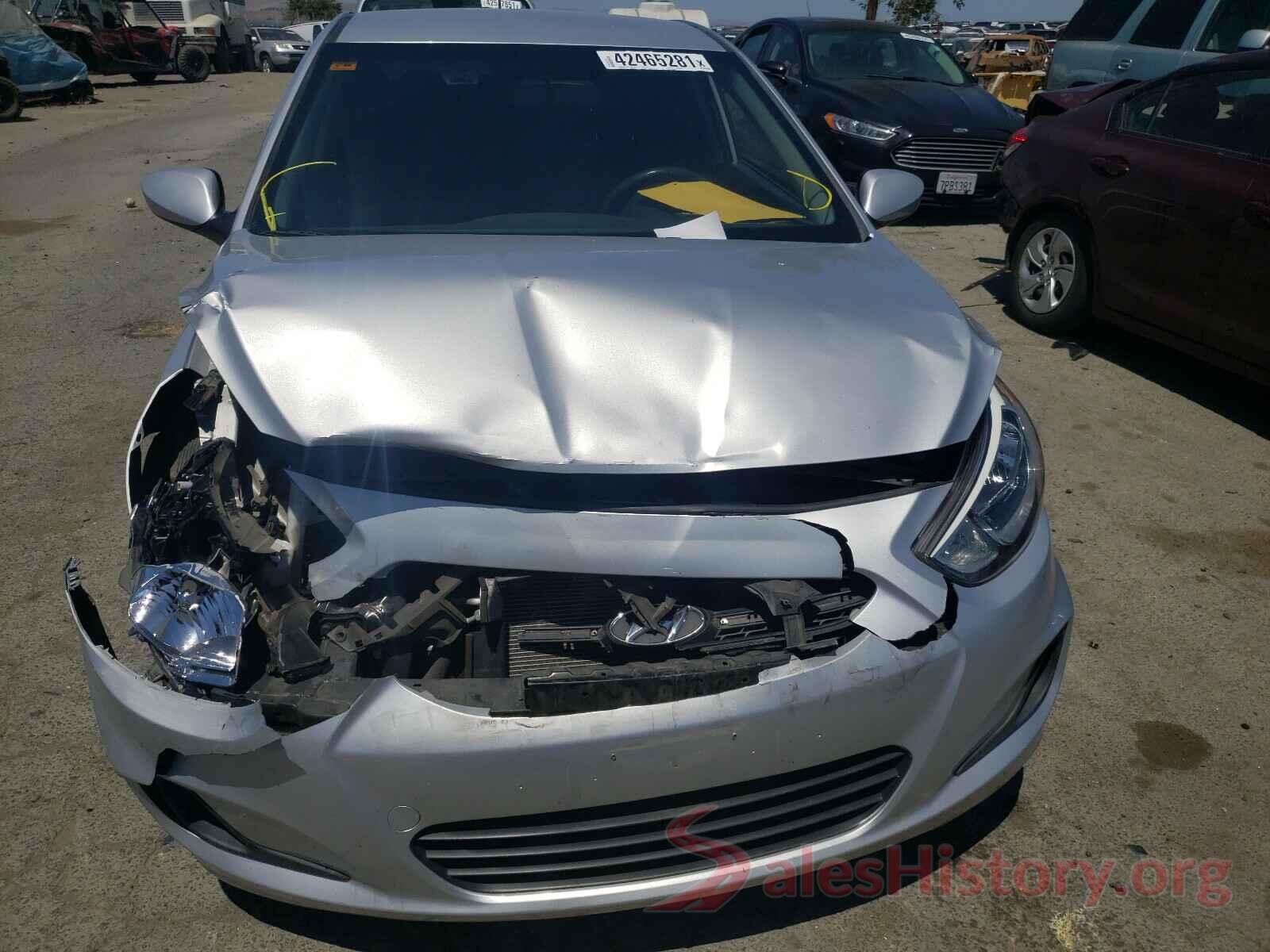 KMHCT5AE6HU352205 2017 HYUNDAI ACCENT