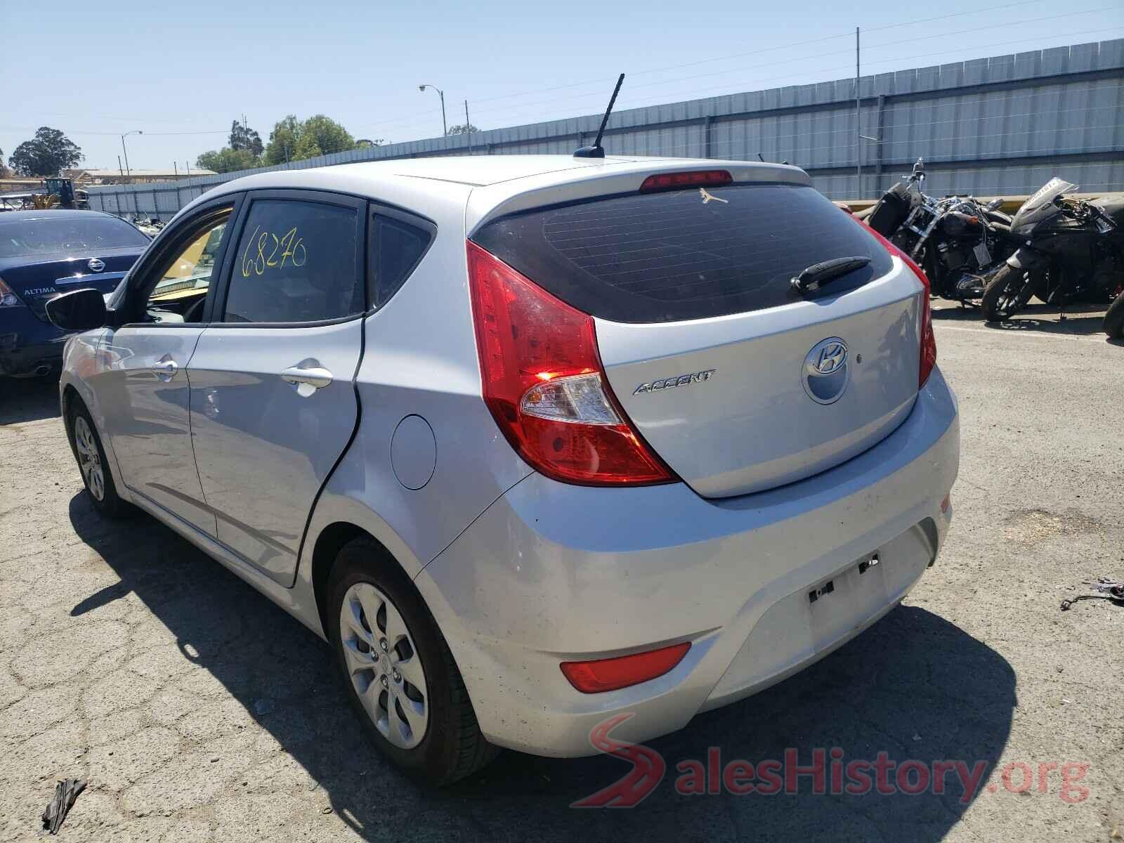 KMHCT5AE6HU352205 2017 HYUNDAI ACCENT