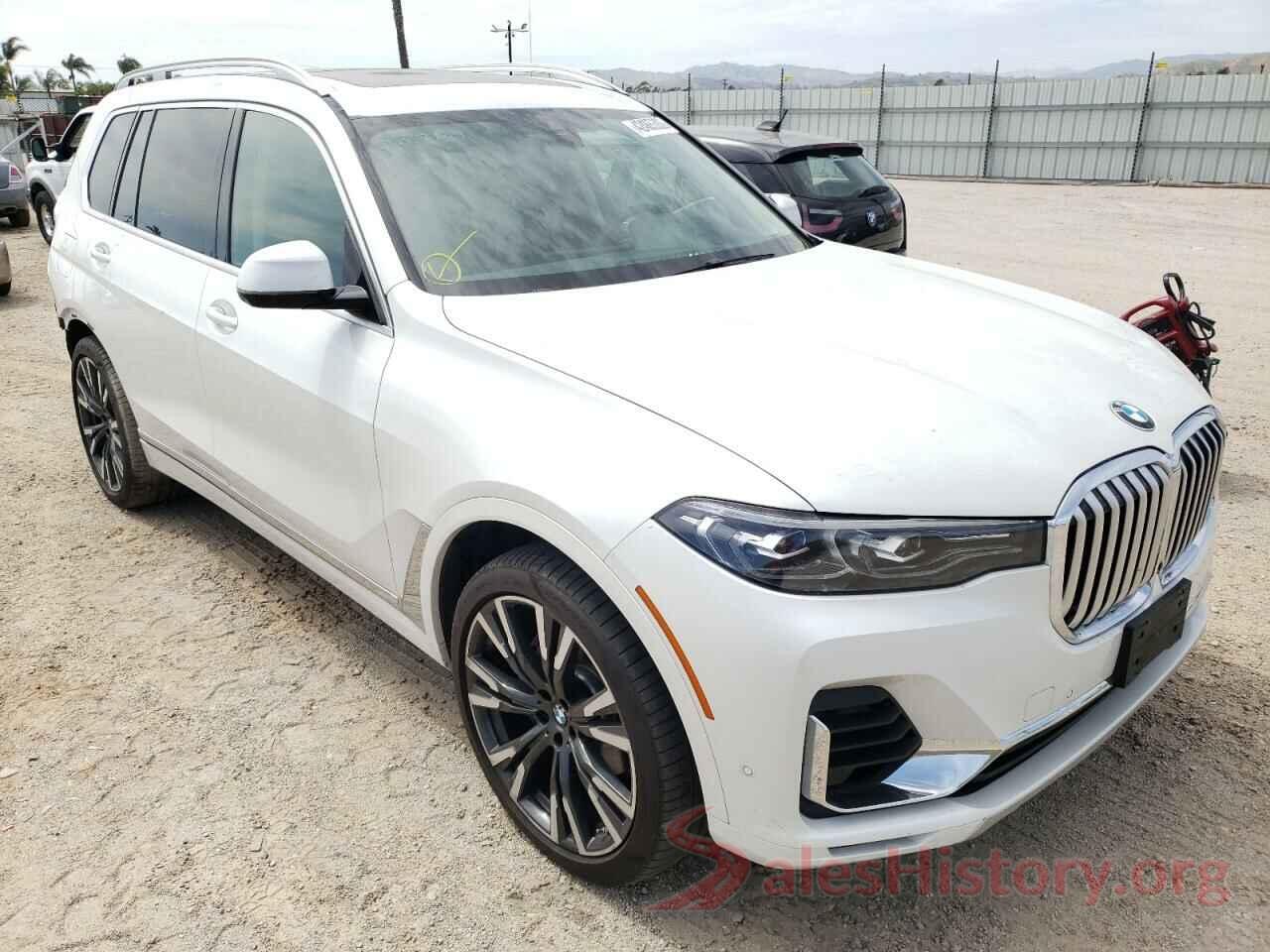 5UXCW2C02L9A01168 2020 BMW X7