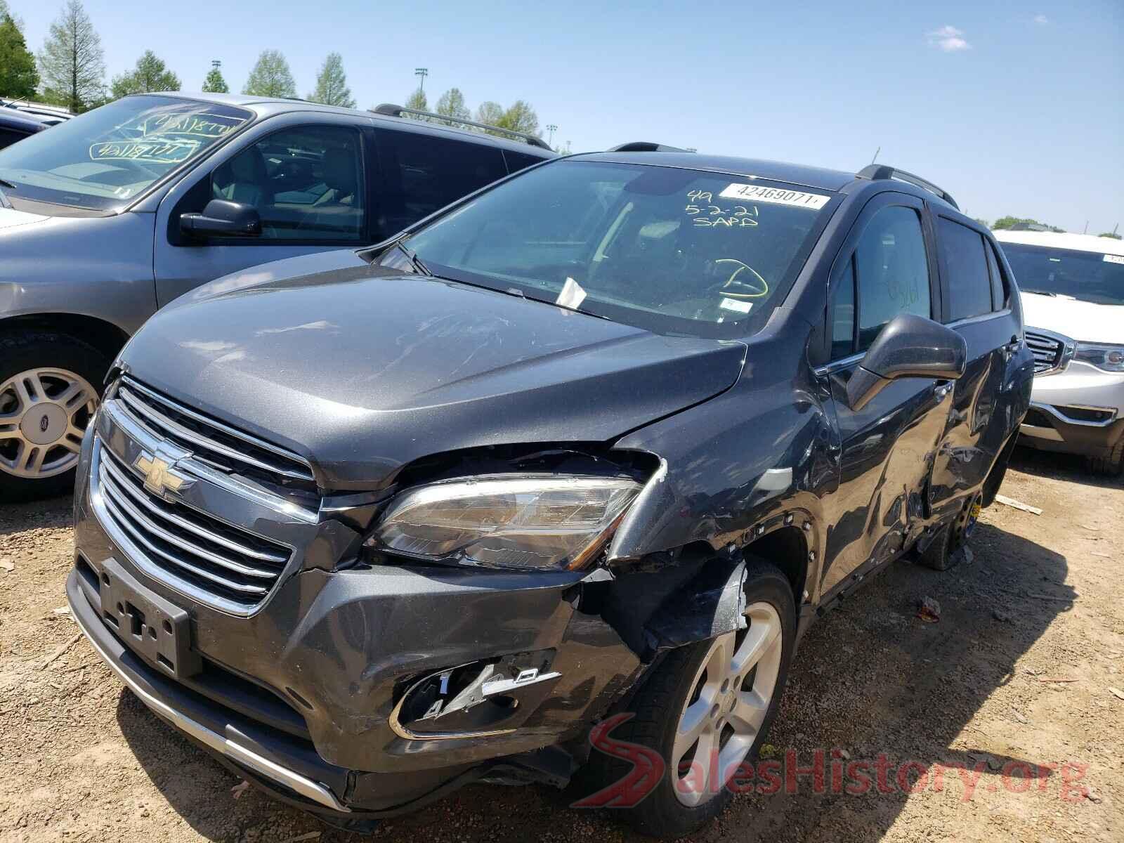 3GNCJRSB8GL263743 2016 CHEVROLET TRAX