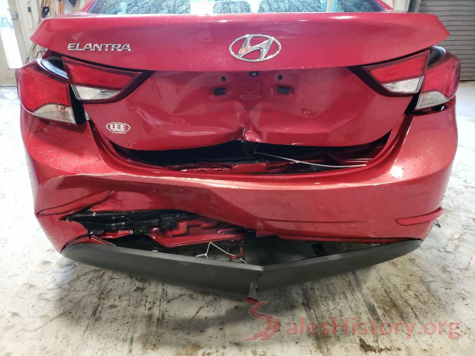 KMHDH4AEXGU519759 2016 HYUNDAI ELANTRA