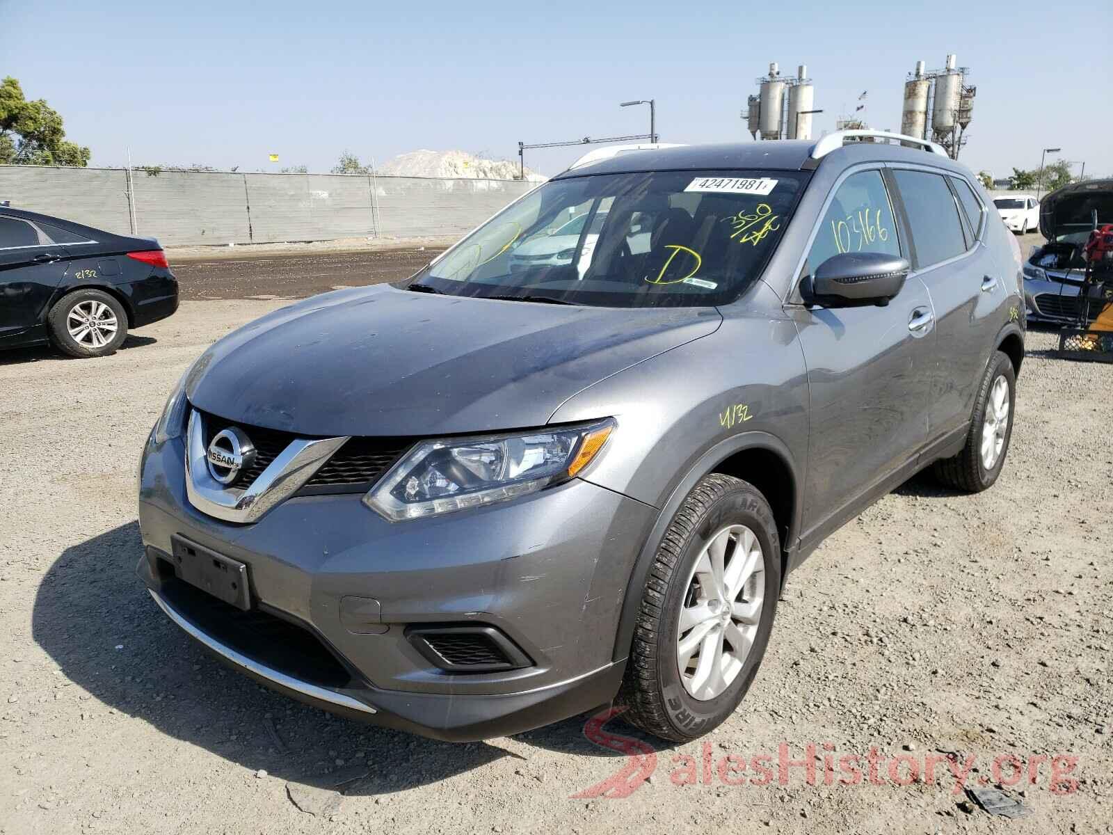 JN8AT2MT3GW007659 2016 NISSAN ROGUE