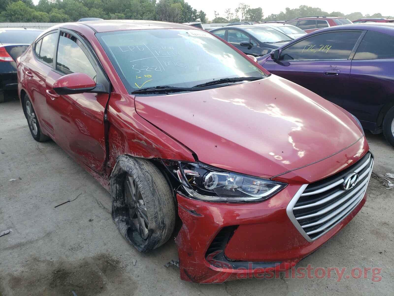 5NPD84LF6HH204317 2017 HYUNDAI ELANTRA