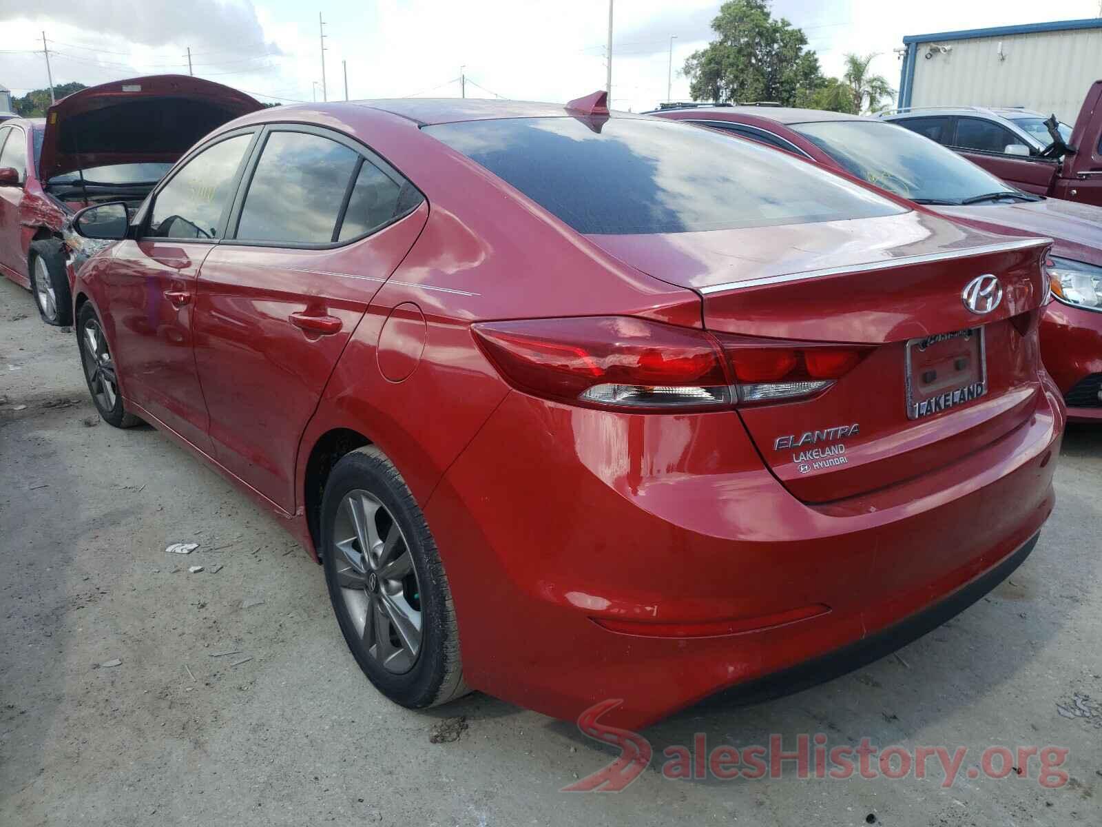 5NPD84LF6HH204317 2017 HYUNDAI ELANTRA