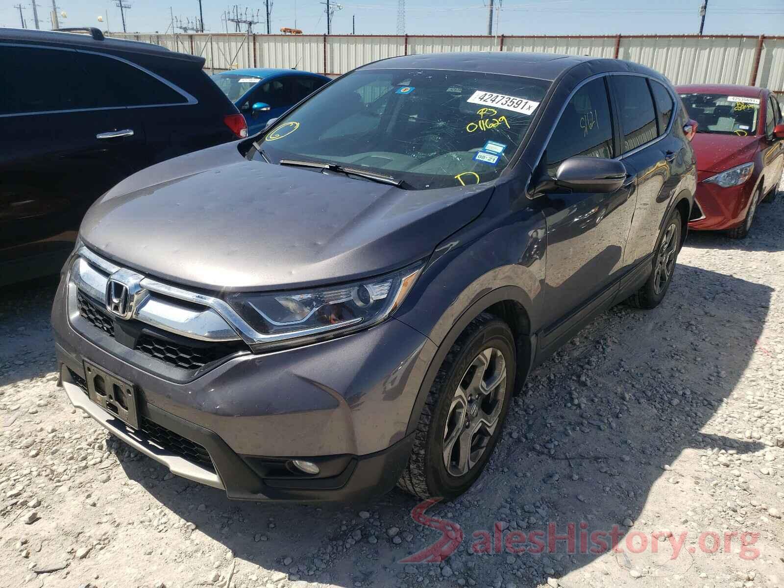 5J6RW1H50JA011629 2018 HONDA CRV