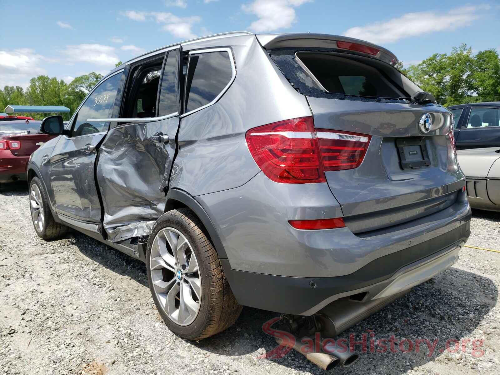 5UXWZ7C36H0V90312 2017 BMW X3