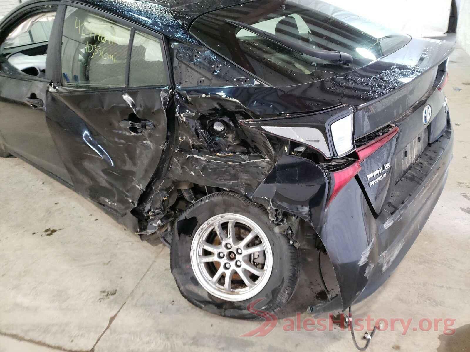 JTDL9RFUXK3007900 2019 TOYOTA PRIUS